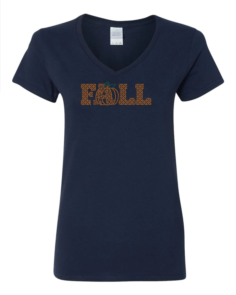 Fall Bling Apparel – Ladies V-Neck Tee, Unisex Crewneck, La1dies Long Sleeve V-Neck Shirt, Unisex Sweatshirt
