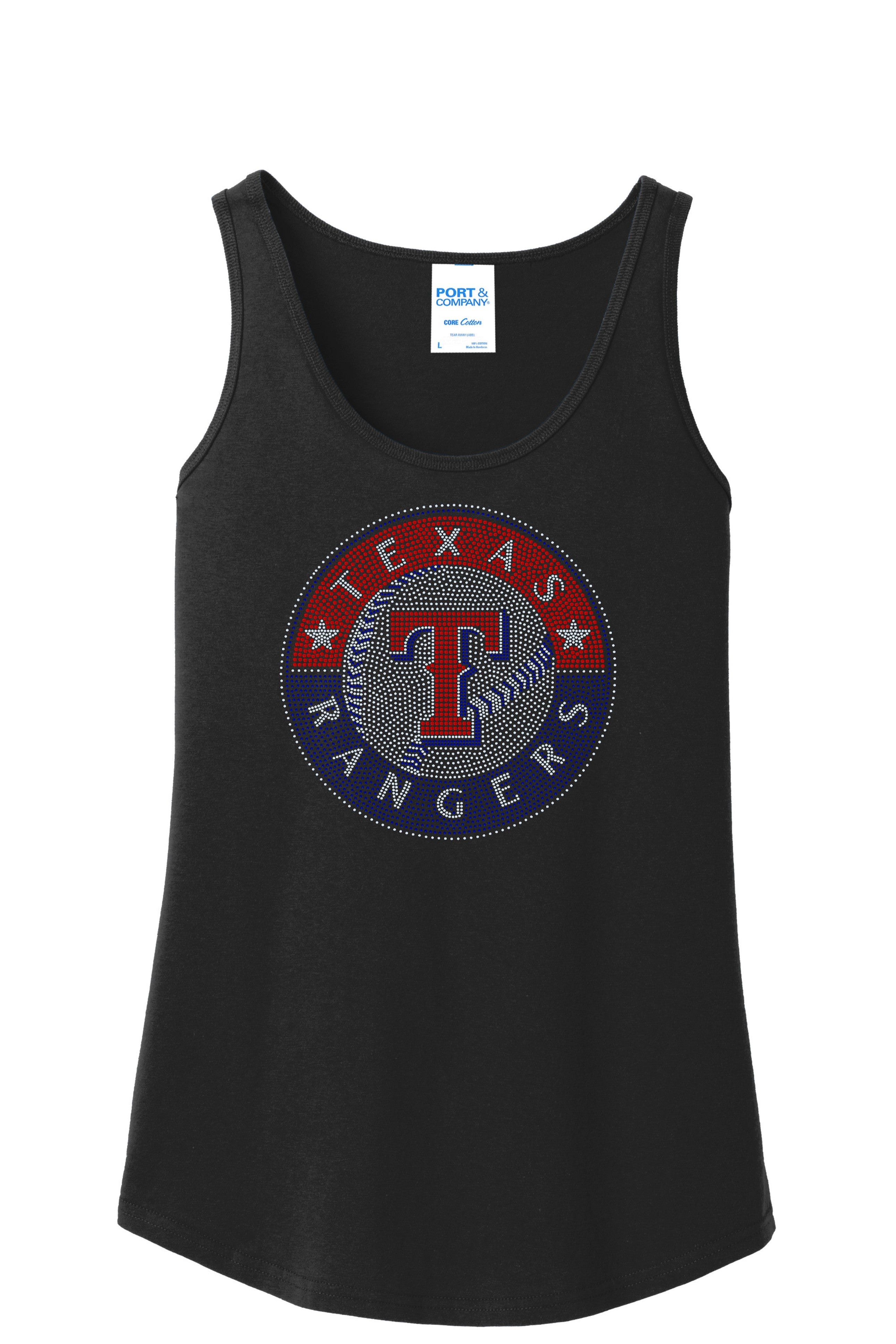 Texas Rangers Baseball Sports Bling Apparel – Ladies V-Neck Tee, Unisex Crewneck, Ladies Long Sleeve V-Neck Shirt, Unisex Sweatshirt