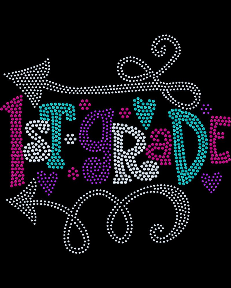 Back-to-School Bling Tee – 1st, 2nd, 3rd, 4th, 5th Grade Sparkle Shirt for Kids!