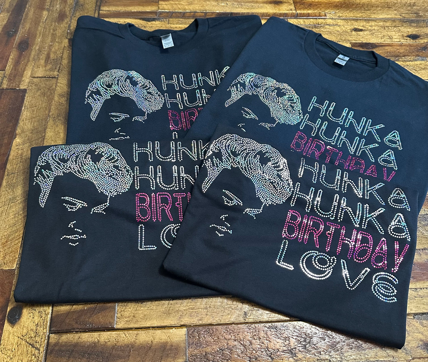 Ultimate Elvis Mystery Bling Bundle – 3 Custom Pieces for Just $49! Gift Giving Set, Surprise Elvis Apparels - Stitch N Bling