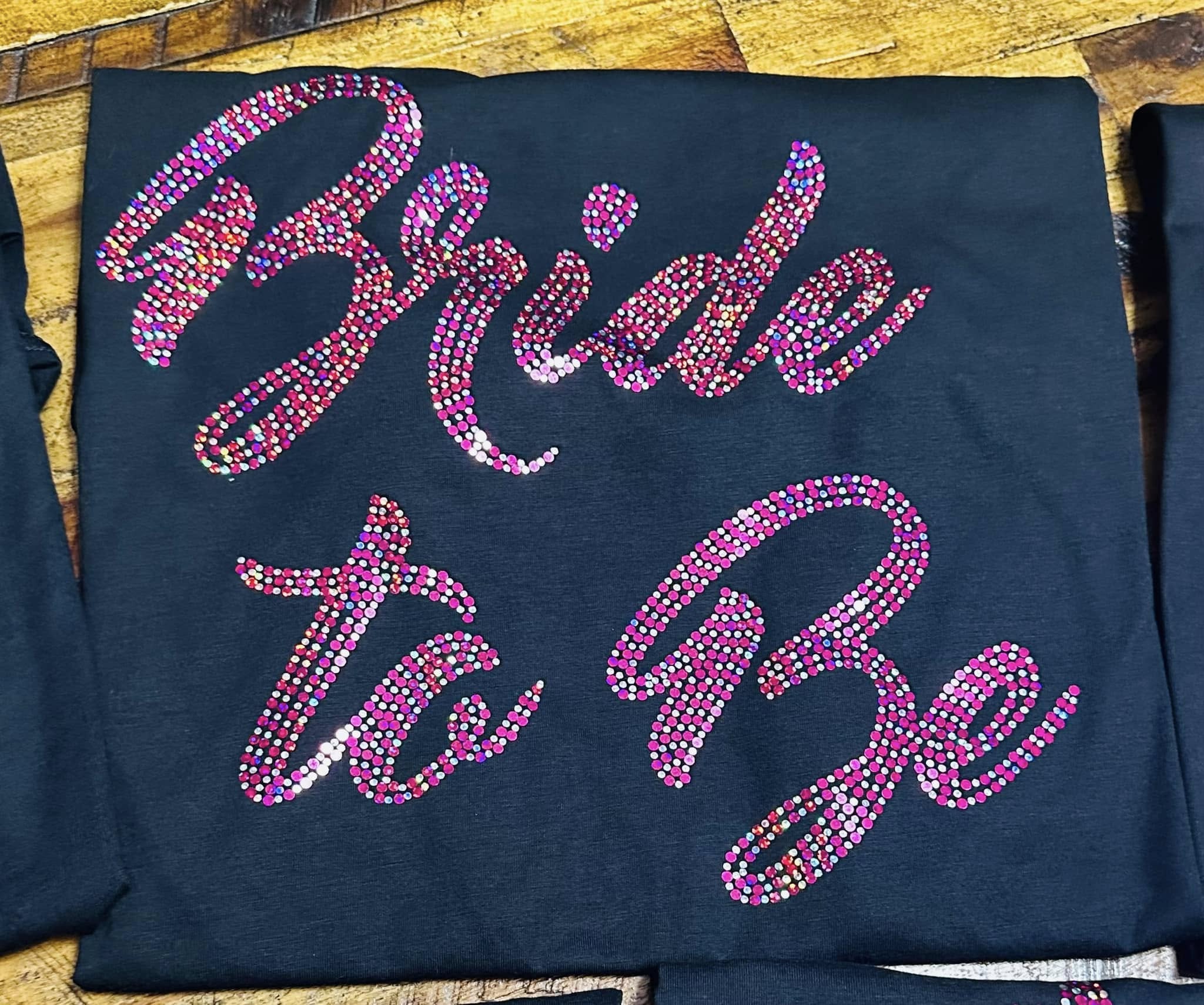 Wedding Party Bling Tee / Bride to Be, Mother of the Bride, Sister of the Bride Bling - Stitch N Bling