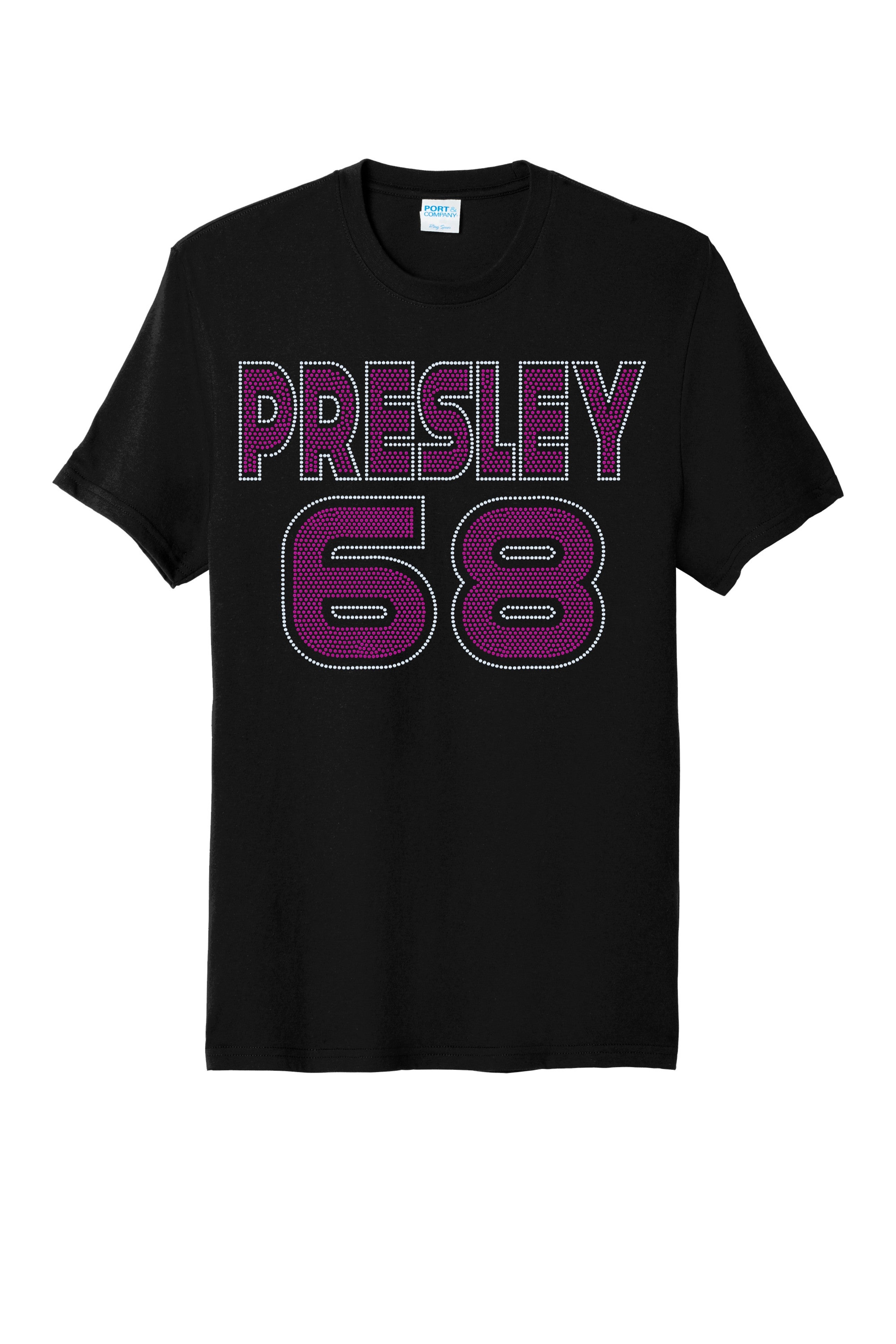 Elvis Presley 68 Comeback Bling Apparel – Ladies V-Neck Tee, Unisex Crewneck, Ladies Long Sleeve V-Neck Shirt, Unisex Sweatshirt