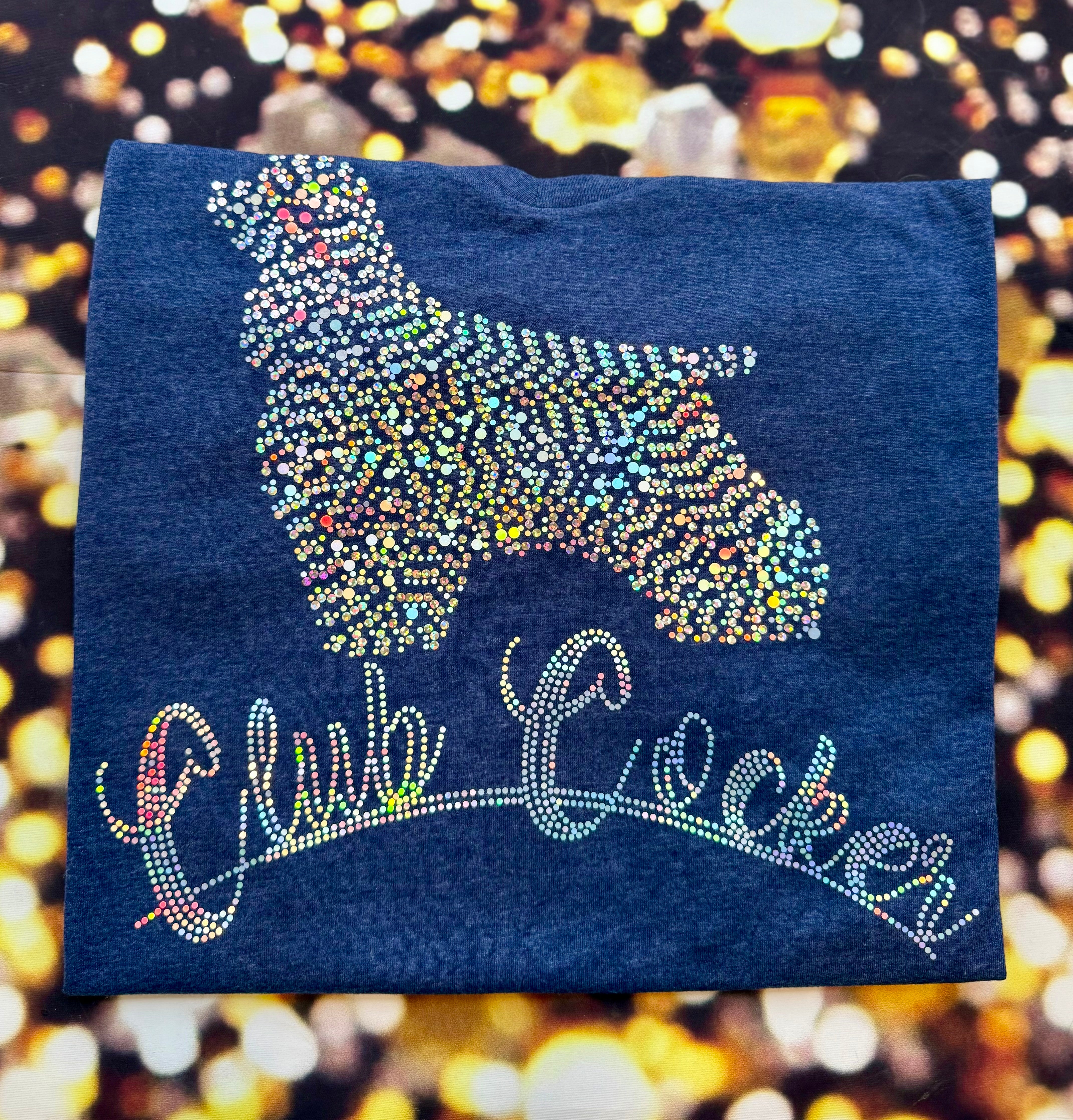 American Cocker Spaniel Club Cocker Dog Mom Bling Apparel – Ladies V-Neck Tee, Unisex Crewneck, Ladies Long Sleeve V-Neck Shirt, Unisex Sweatshirt