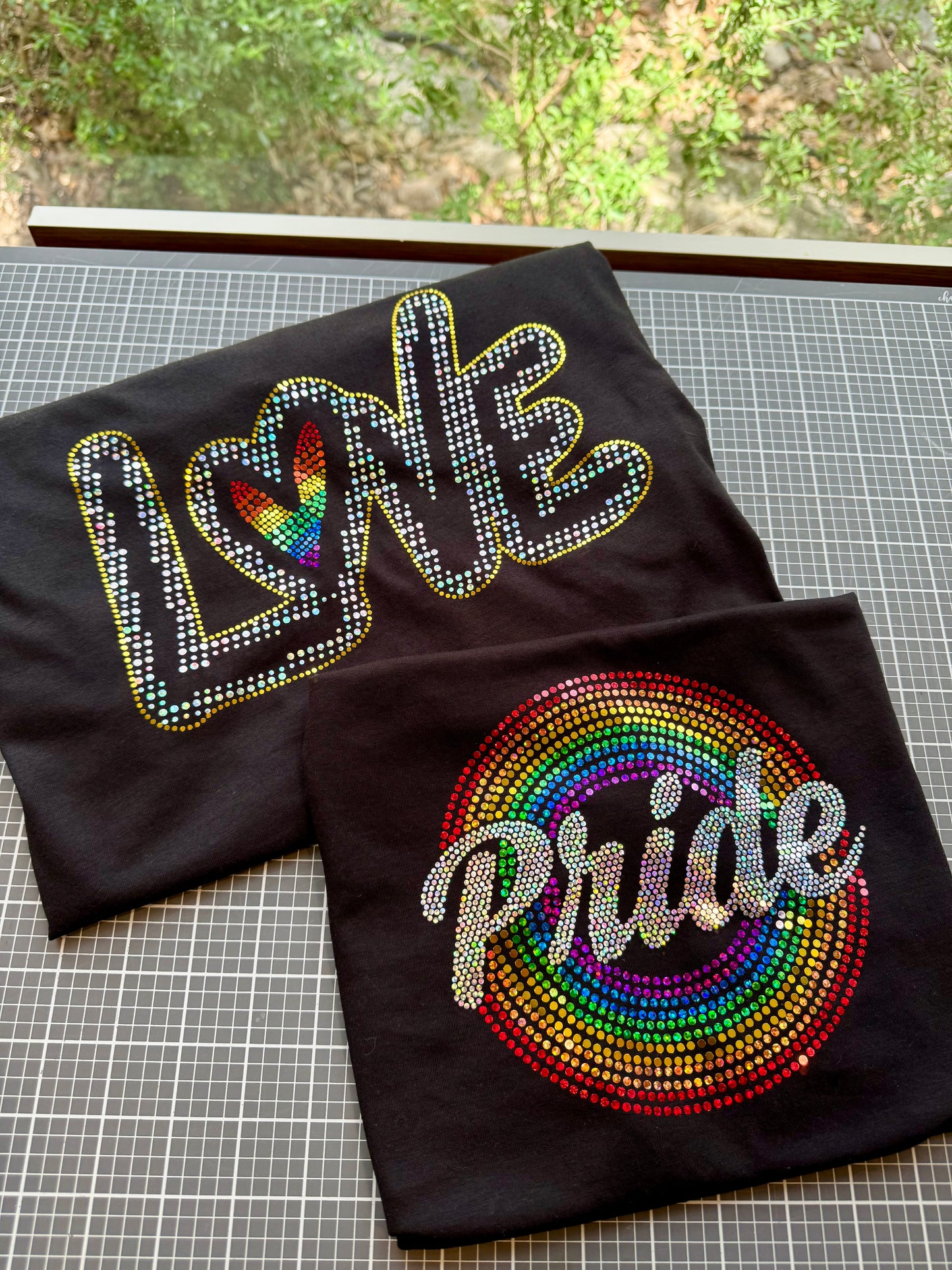 Circle of Pride Bling Shirt, Pride in Full Circle Sparkling Bling T-Shirt, Shimmering Circle Pride Tee, Tank or Sweatshirt Available