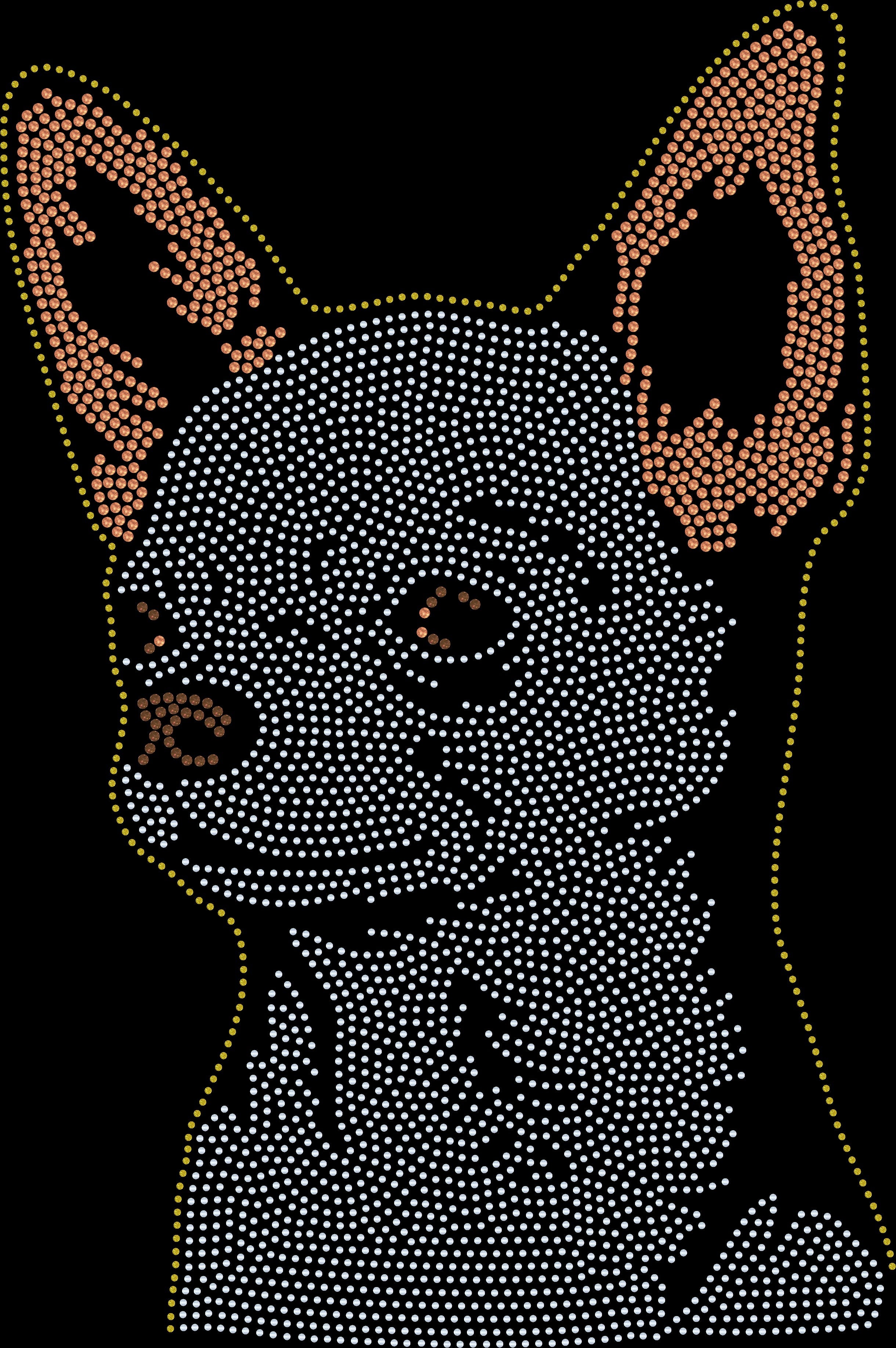 Chihuahua Dog Mom Bling Apparel – Ladies V-Neck Tee, Unisex Crewneck, Ladies Long Sleeve V-Neck Shirt, Unisex Sweatshirt