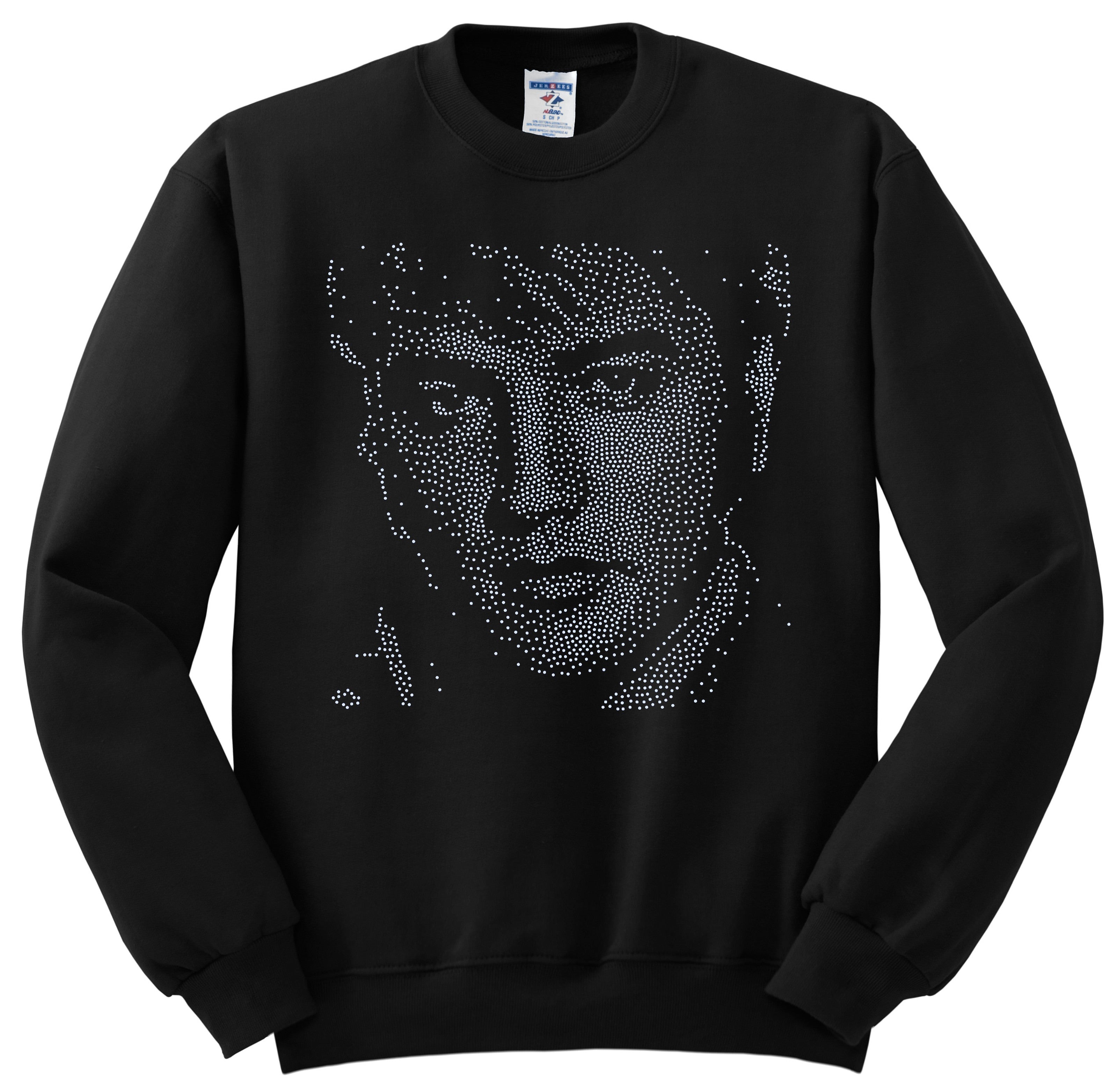 Elvis Presley Stunning Bling Sparkle Apparel – Ladies V-Neck Tee, Unisex Crewneck, Ladies Long Sleeve V-Neck Shirt, Unisex Sweatshirt