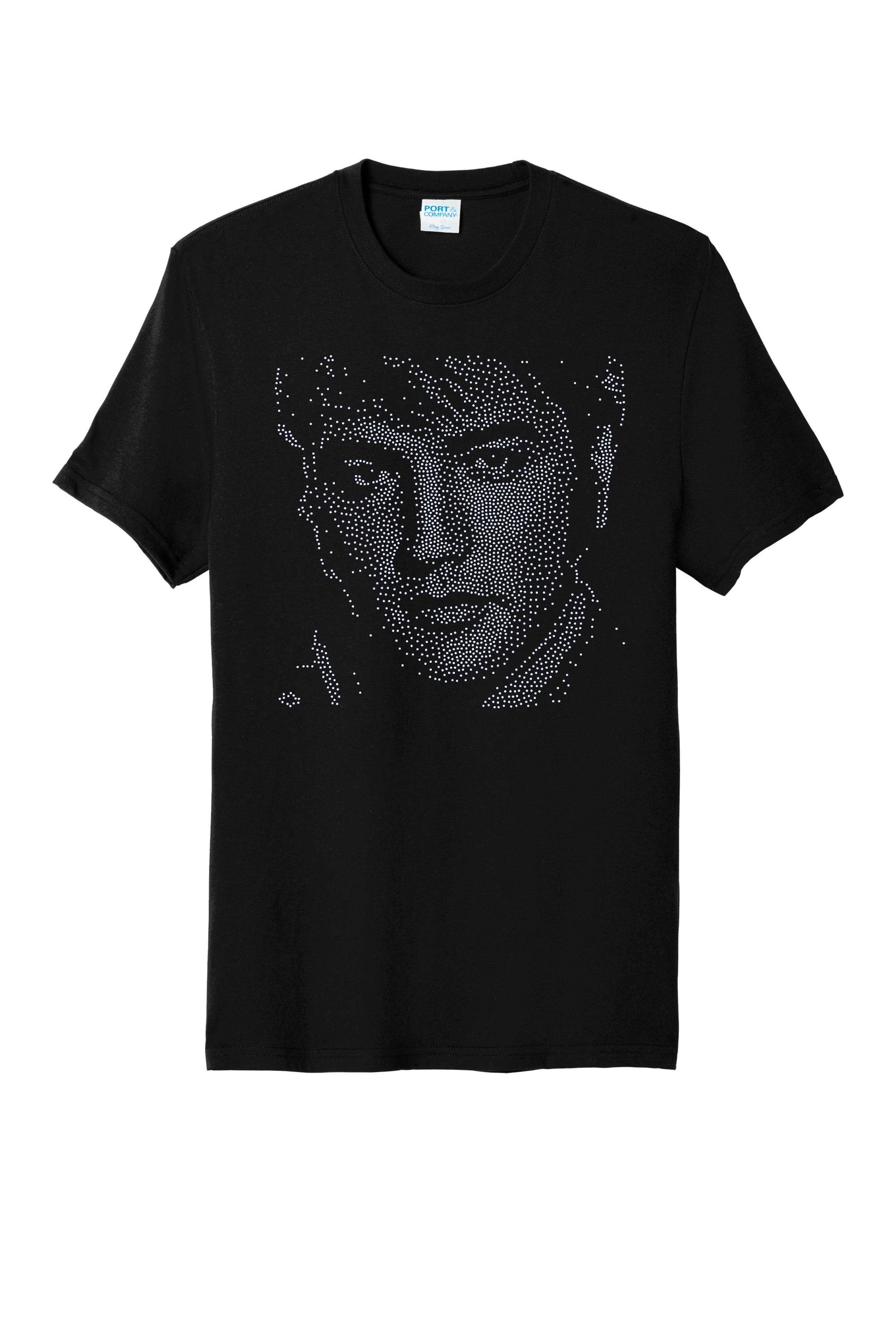 Elvis Presley Stunning Bling Sparkle Apparel – Ladies V-Neck Tee, Unisex Crewneck, Ladies Long Sleeve V-Neck Shirt, Unisex Sweatshirt