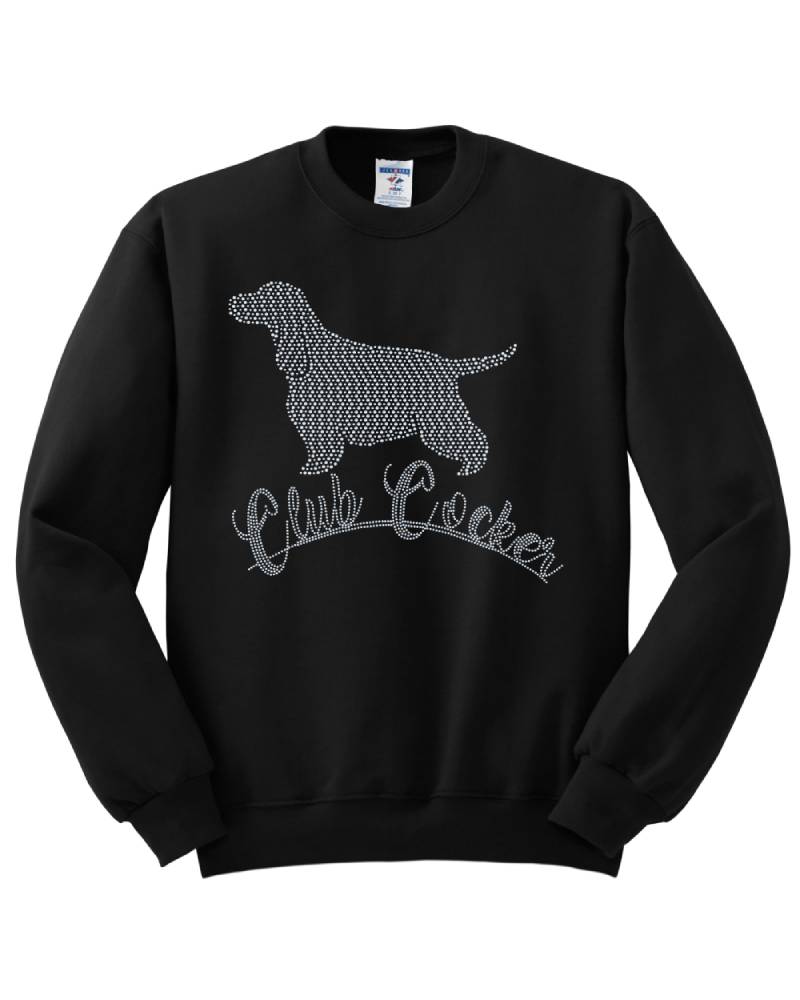 English Cocker Spaniel, Club Cocker Tee, Cocker Spaniel Club, Dog Design, and Dog Lover T-Shirt, Tee, Sweatshirt (Copy) - Stitch N Bling