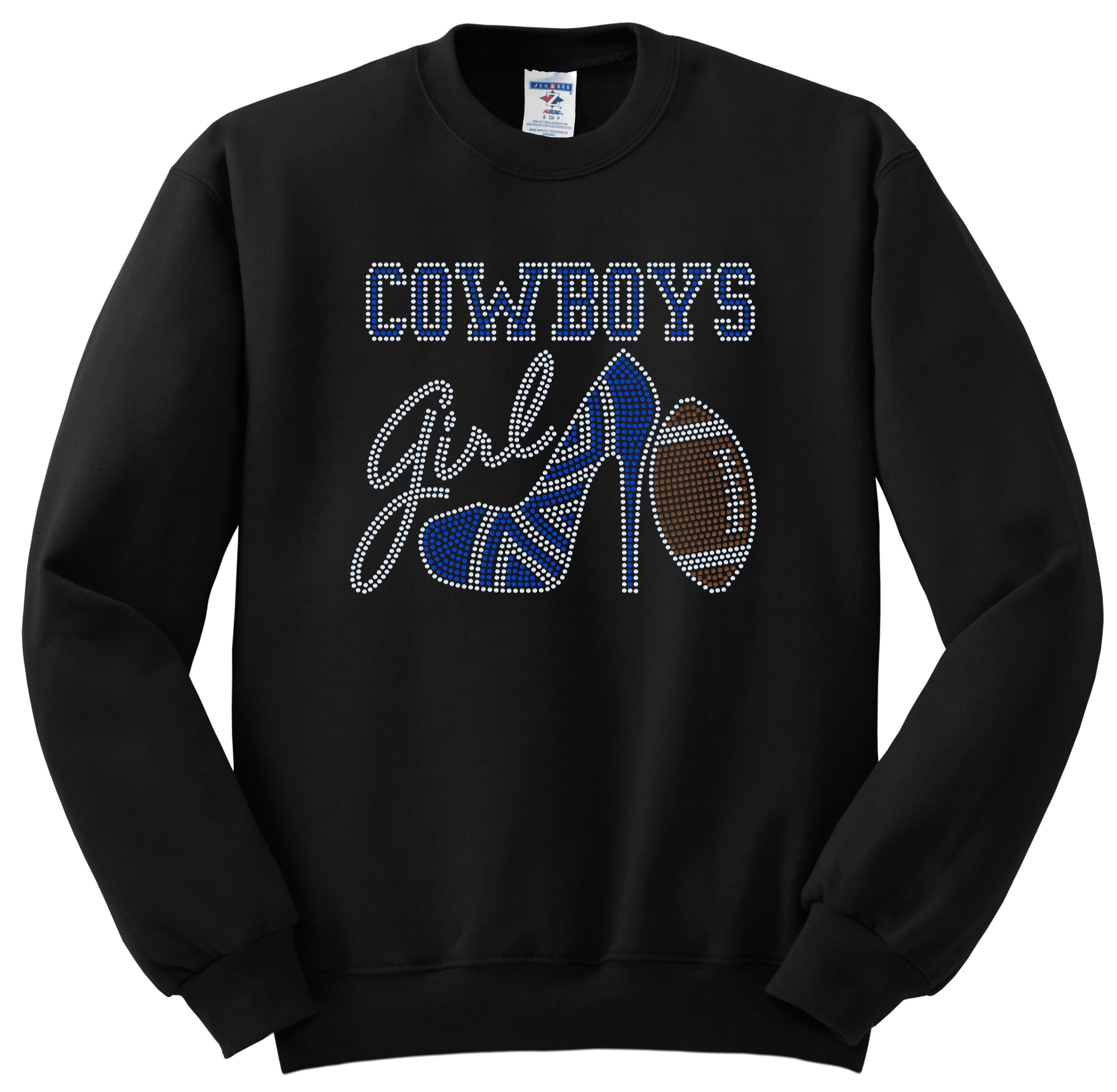 Dallas Cowboys Girl High Heel Bling Apparel – Ladies V-Neck Tee, Unisex Crewneck, Ladies Long Sleeve V-Neck Shirt, Unisex Sweatshirt