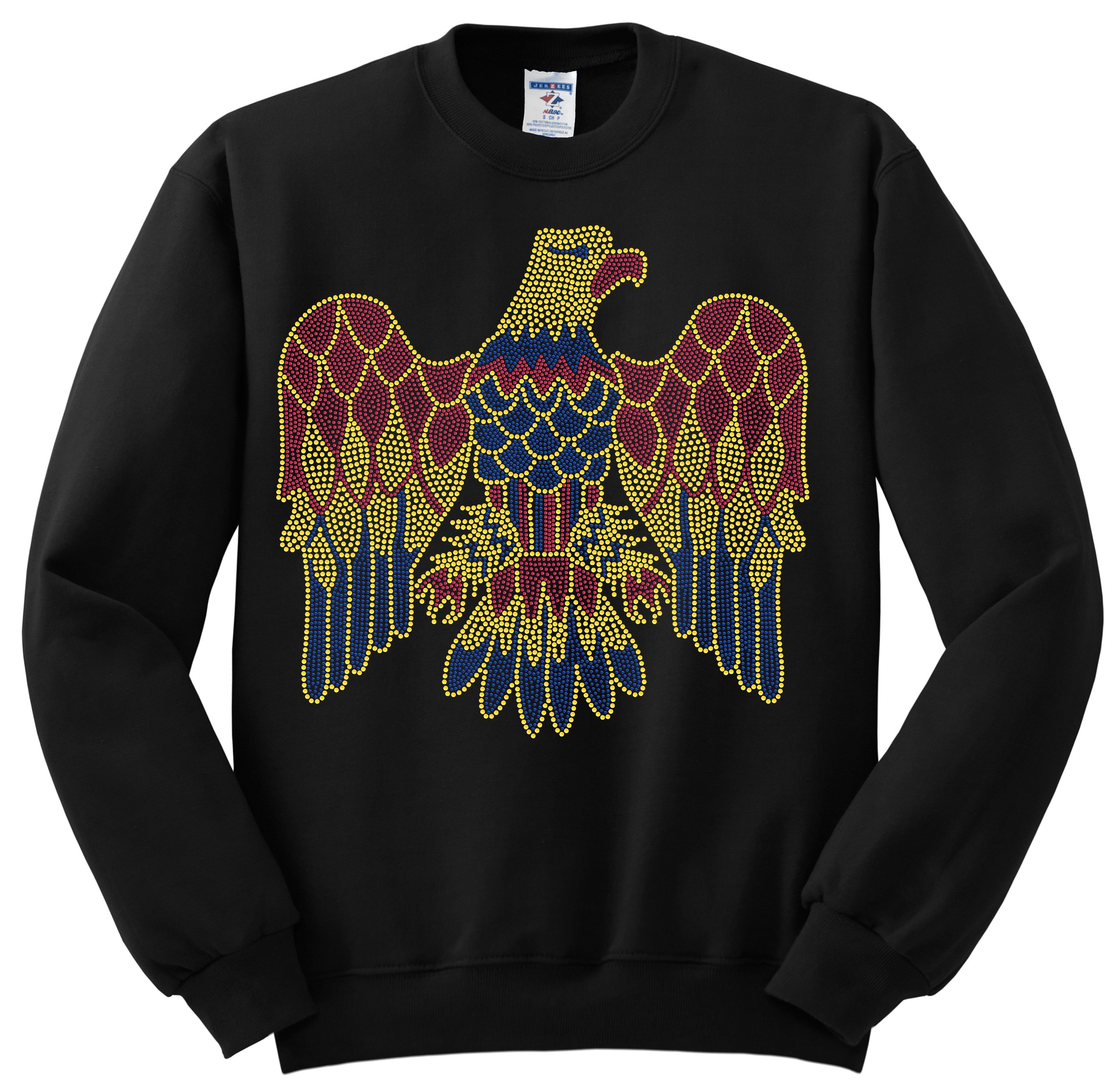 Elvis Eagle Bling Zippered Jacket or Unisex Sweatshirt!