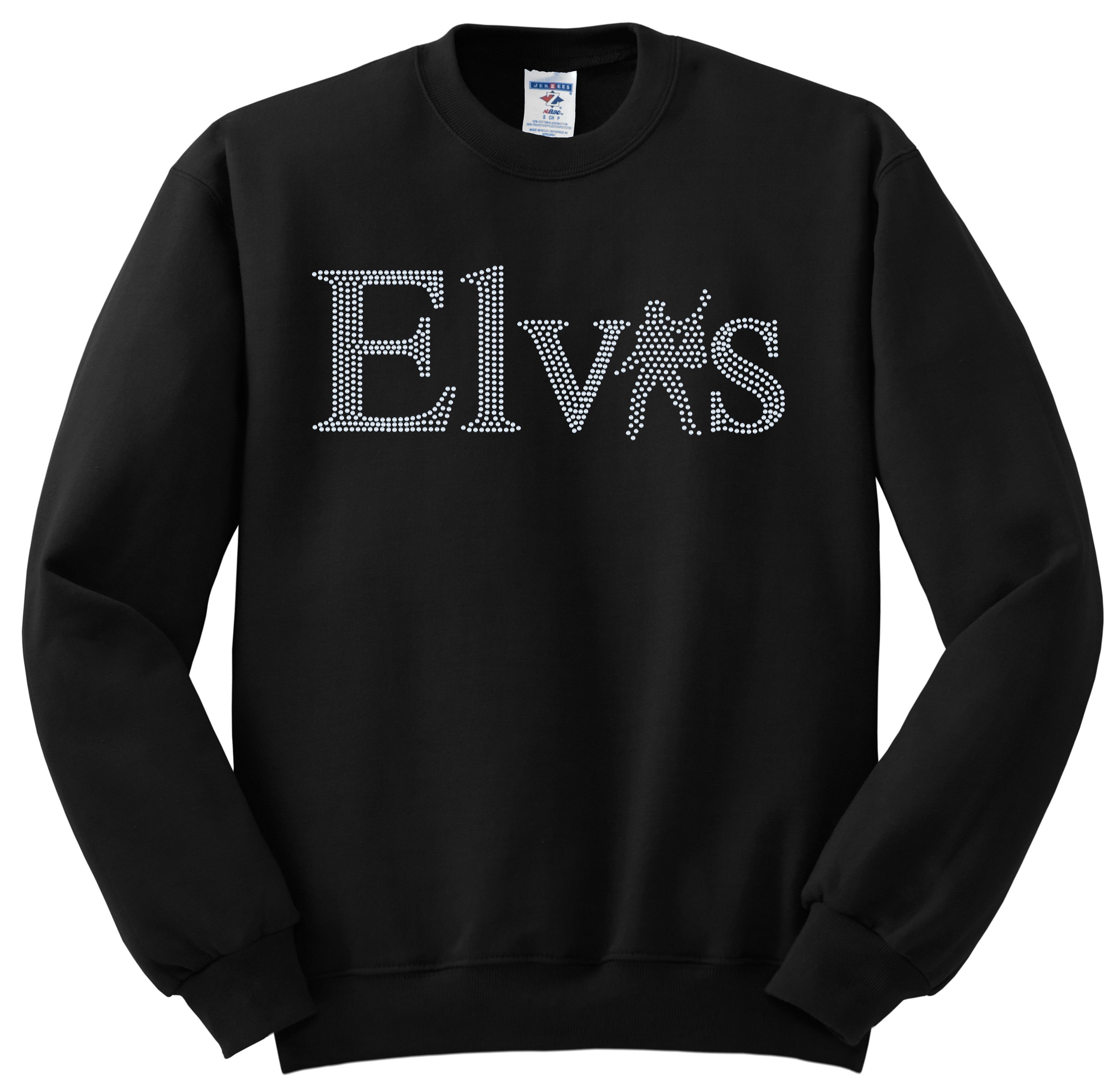 Elvis Presley Bling Apparel – Ladies V-Neck Tee, Unisex Crewneck, Ladies Long Sleeve V-Neck Shirt, Unisex Sweatshirt