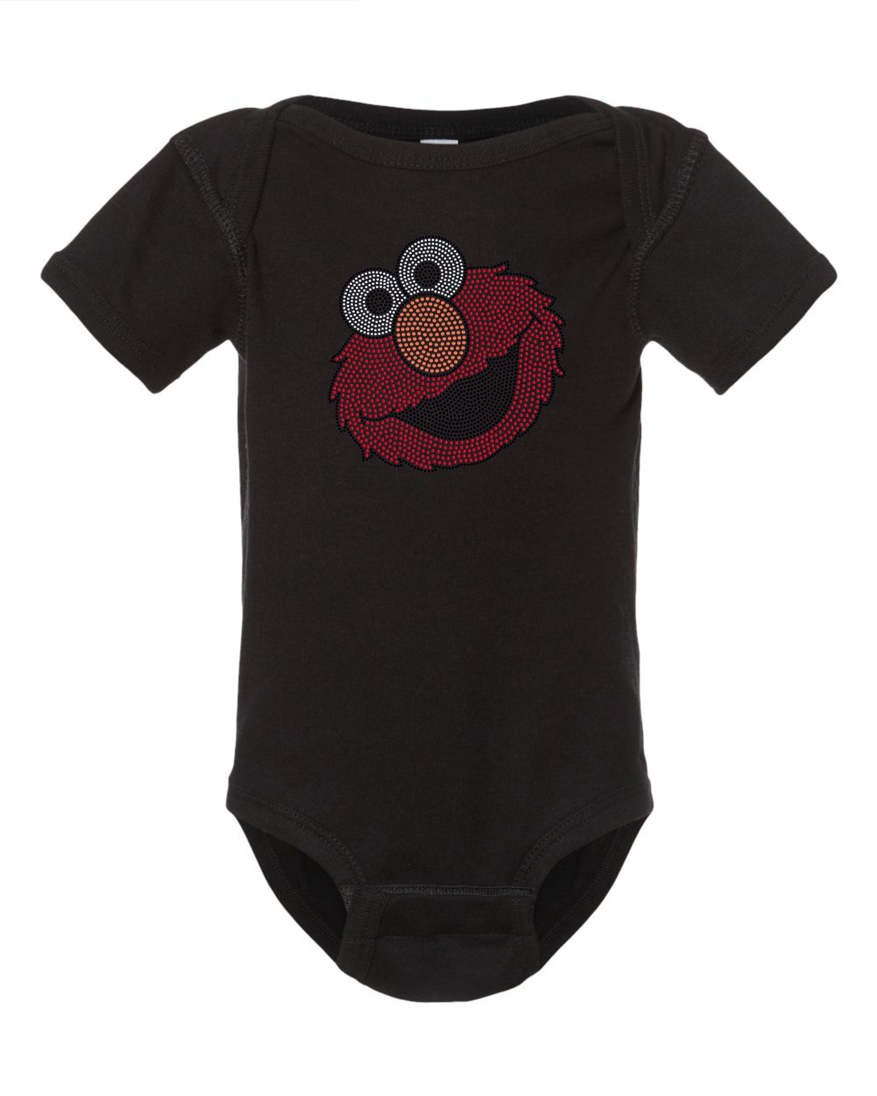 Monster Puppet Baby Bling Onesies, Youth Size Tee with Free Personalization!