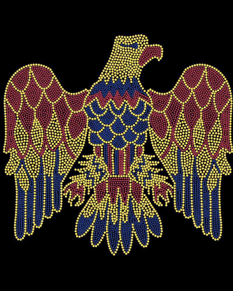 Elvis Eagle Bling Zippered Jacket or Unisex Sweatshirt!