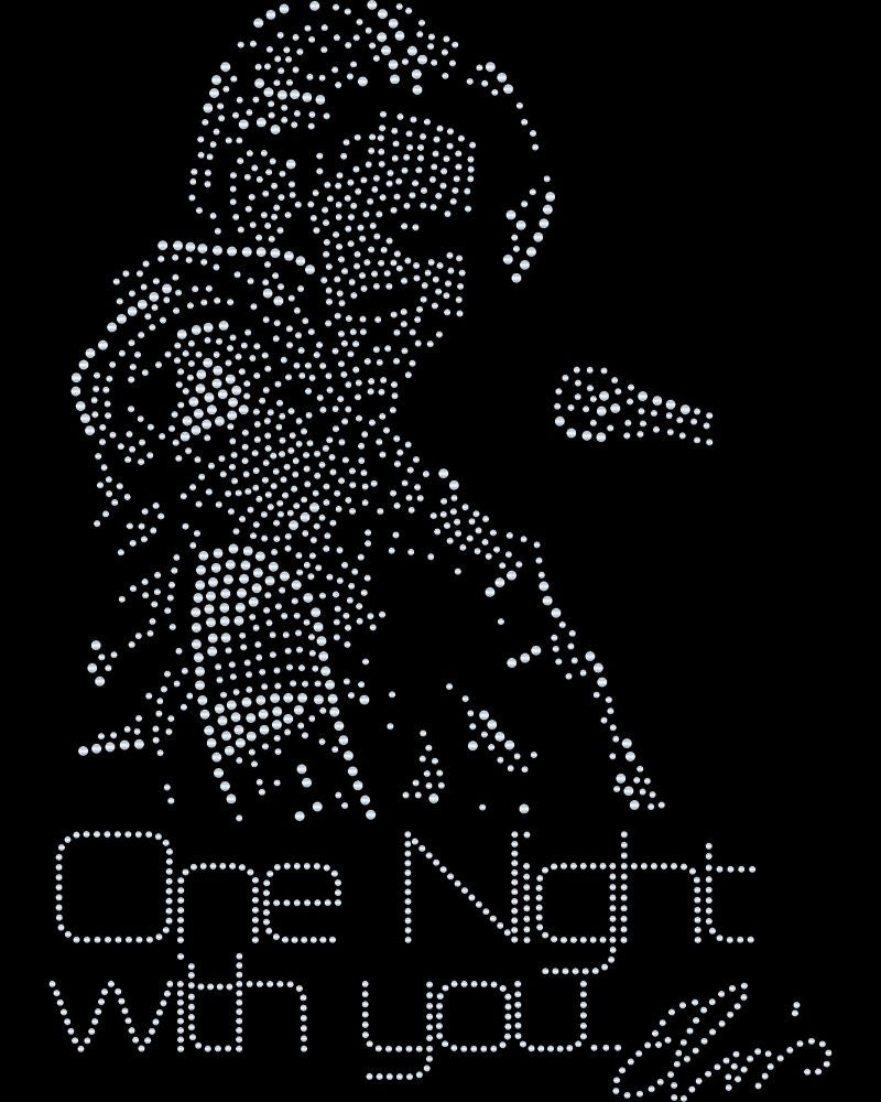 Elvis Presley One Night With You Bling Apparel – Ladies V-Neck Tee, Unisex Crewneck, Ladies Long Sleeve V-Neck Shirt, Unisex Sweatshirt
