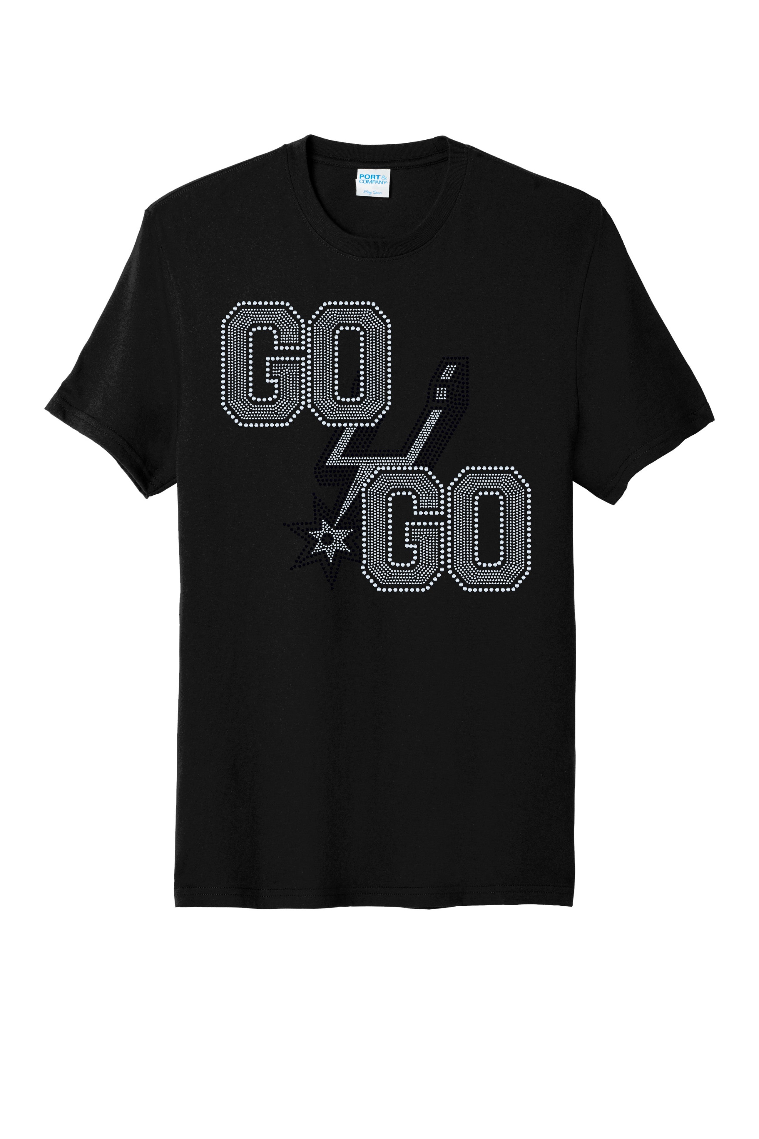 Go Spurs Go San Antonio Sports Bling Apparel – Ladies V-Neck Tee, Unisex Crewneck, Ladies Long Sleeve V-Neck Shirt, Unisex Sweatshirt