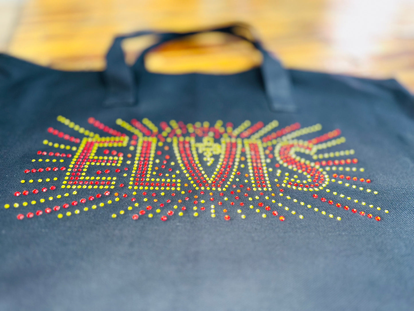 Elvis Lights! Elvis Presley Bag / Graceland Large Tote bag! Personalized - Stitch N Bling