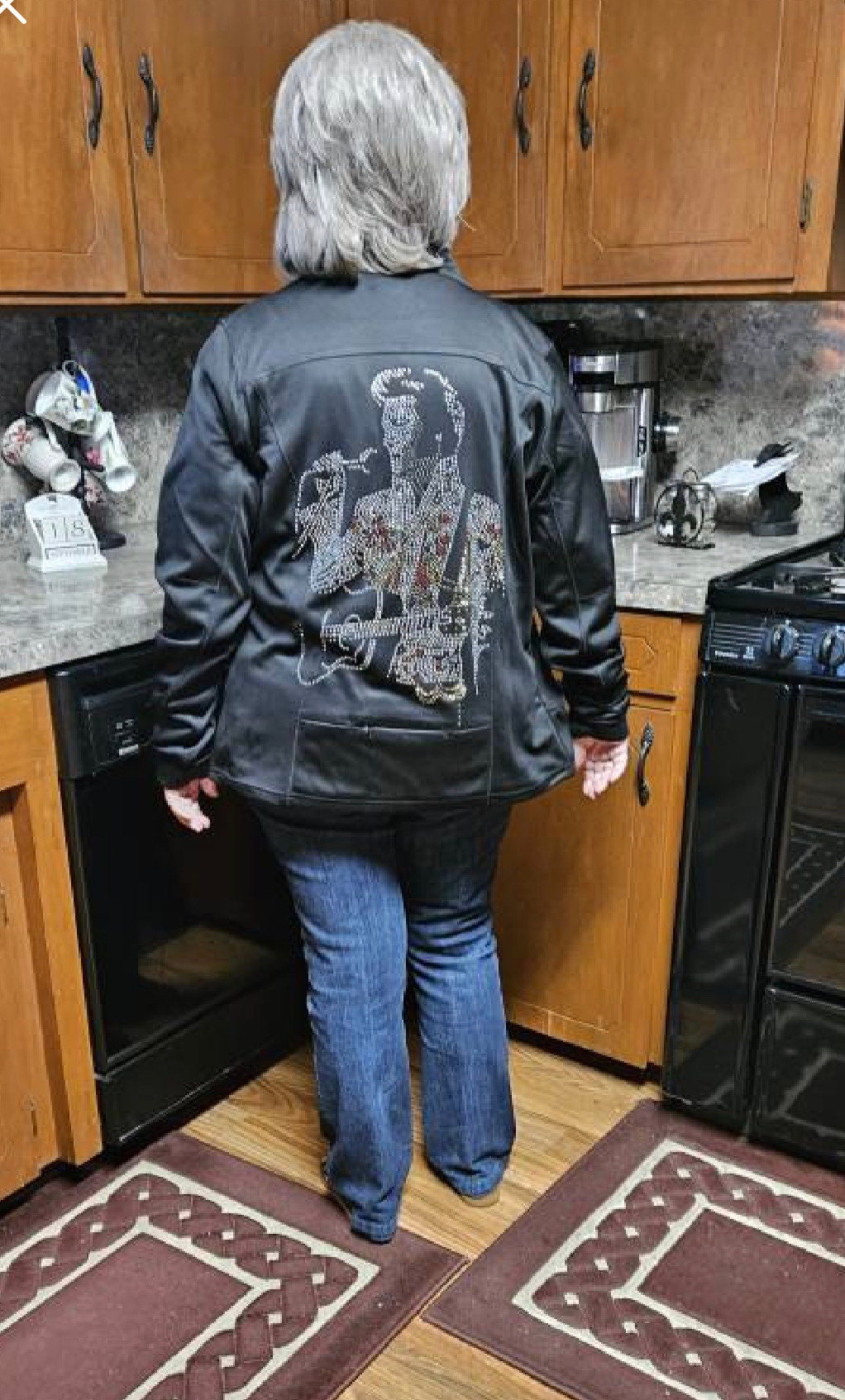 Elvis Bling Full Body Jumpsuit Elvis / XL Elvis Design Jacket or Sweatshirt! Singing Elvis with Bling! - Stitch N Bling