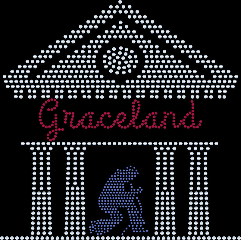 Elvis Presley Graceland Tee! Elvis Home/Graceland / Elvis Bling / Personalization available - Stitch N Bling