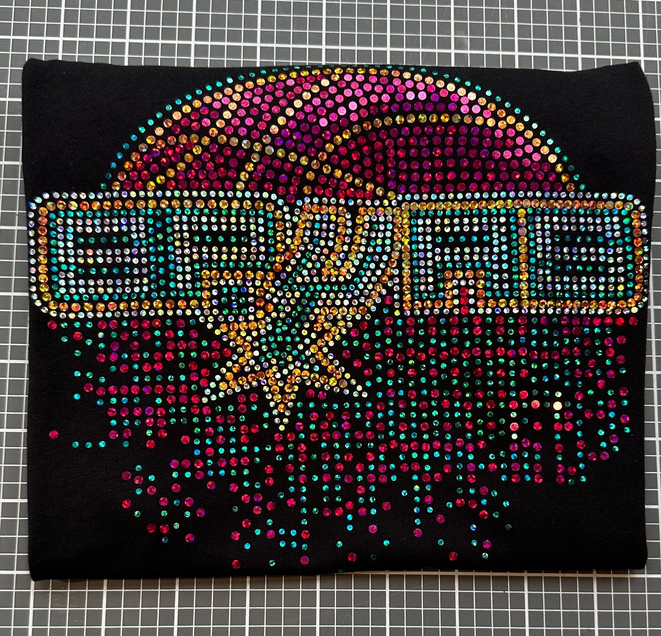 Spurs Traditional Colors Bling Tee / Basketball Bling Tee / San Antonio Tee / Sports Tee / Youth Sizes Available - Stitch N Bling