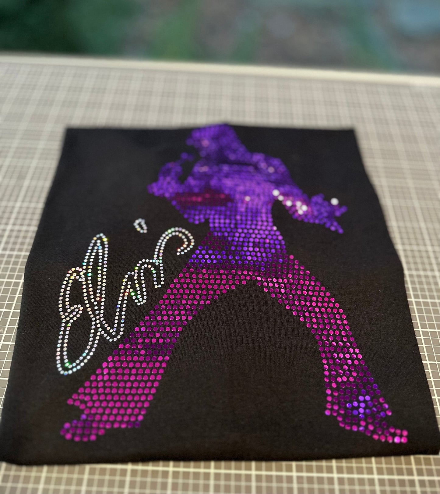 Hot Pink V-Neck or Unisex Elvis Presley Rock n Roll Bling Tee or Sweatshirt! Elvis Bling! Sweatshirts Available! Choose your color! Youth! - Stitch N Bling