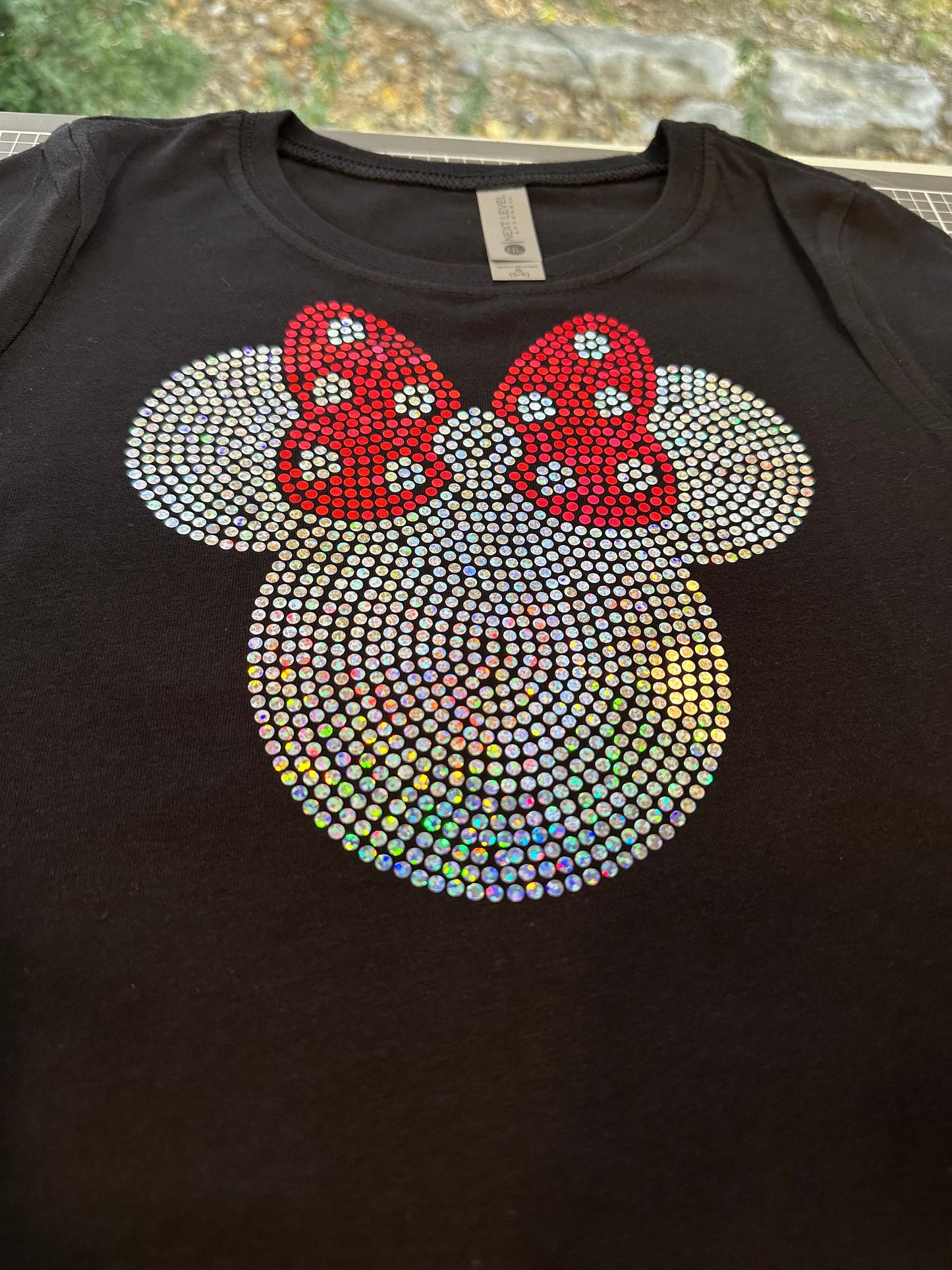 Mouse Bling / Theme Park Mouse Tee / Children & Adult Sizes Available, Sweatshirts and Long Sleeves Available!