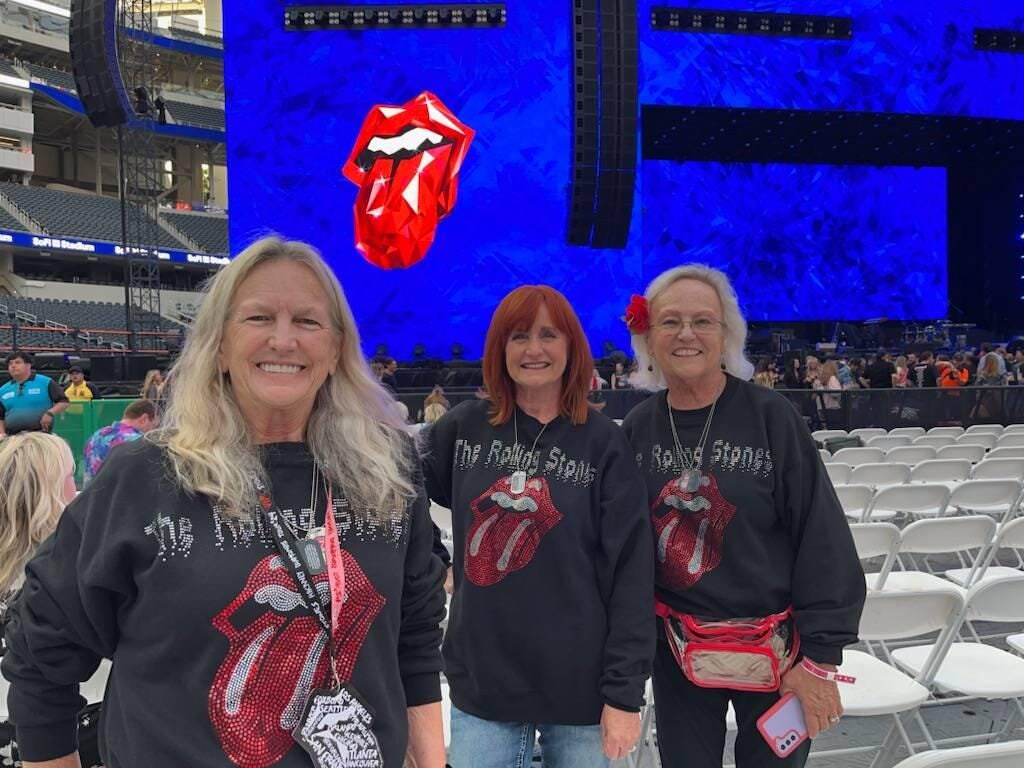 Rolling Stones Bling Tee or Sweatshirt! Personalization Available! - Stitch N Bling
