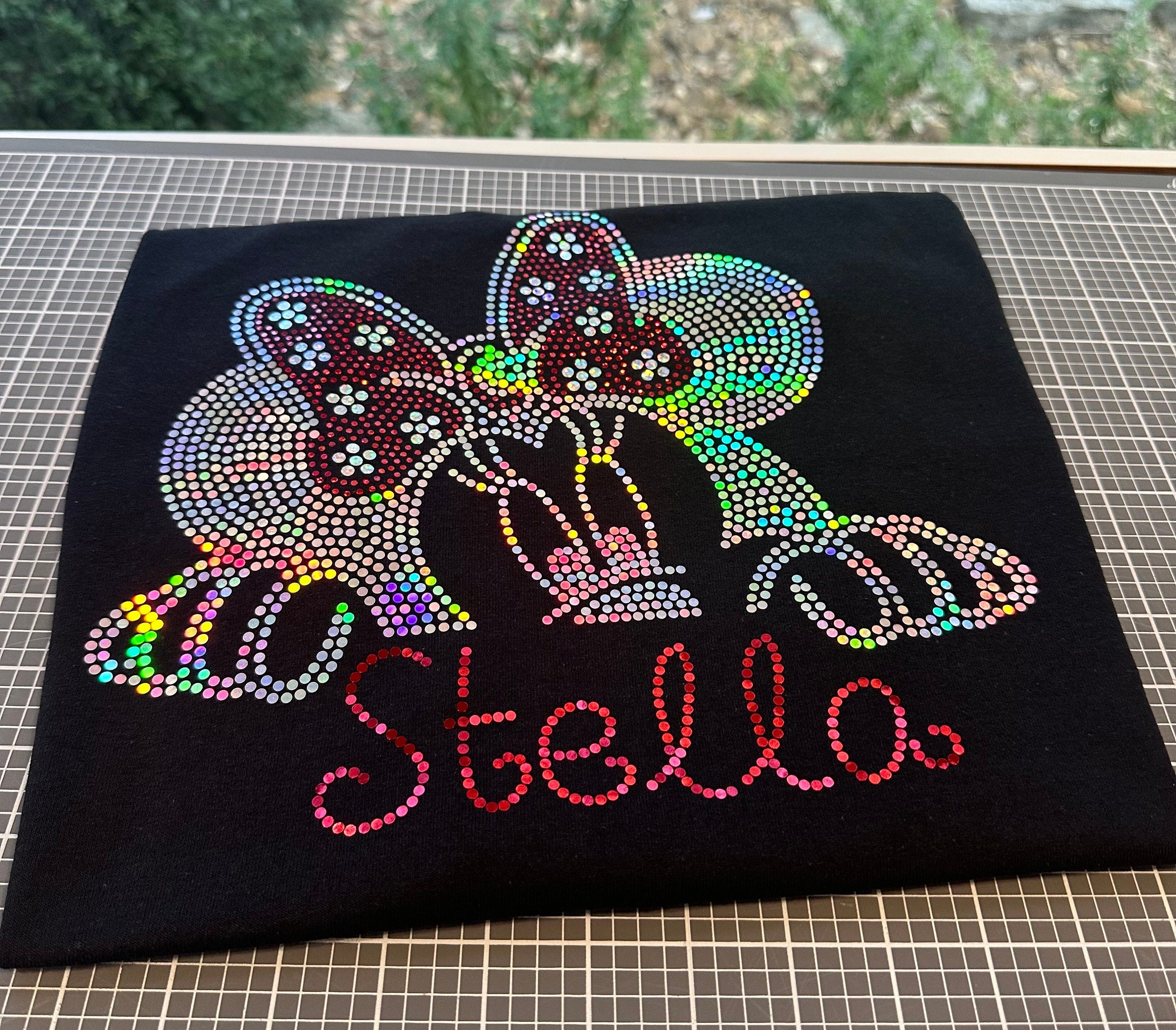 Personalized Mouse Peek a Boo Bling/ Girl Mouse Tee/ Children & Adult Sizes Available, Sweatshirts and Tees - Stitch N Bling