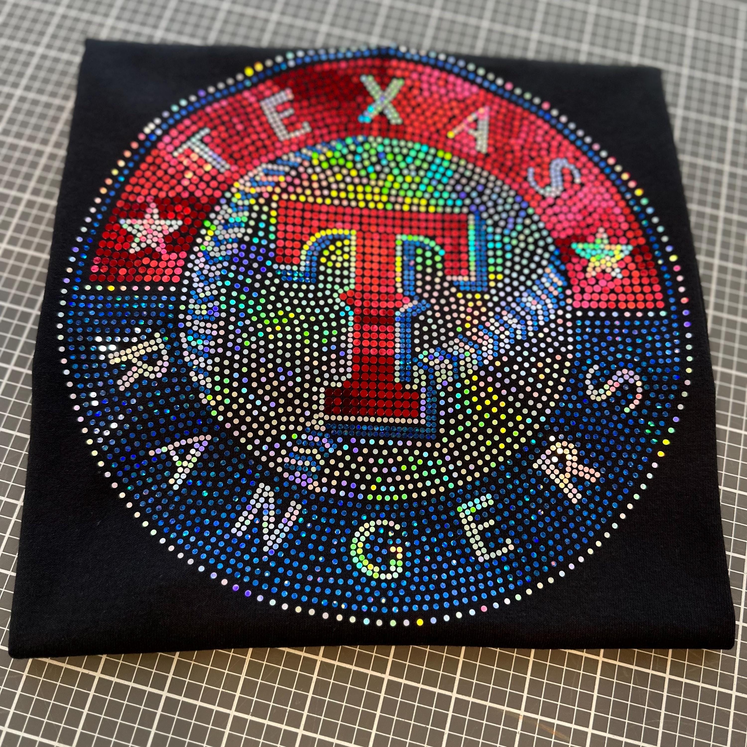 Texas Rangers Bling / Baseball Sparkle/ Texas Sports Bling White, Black or Navy Tee or Tank - Stitch N Bling