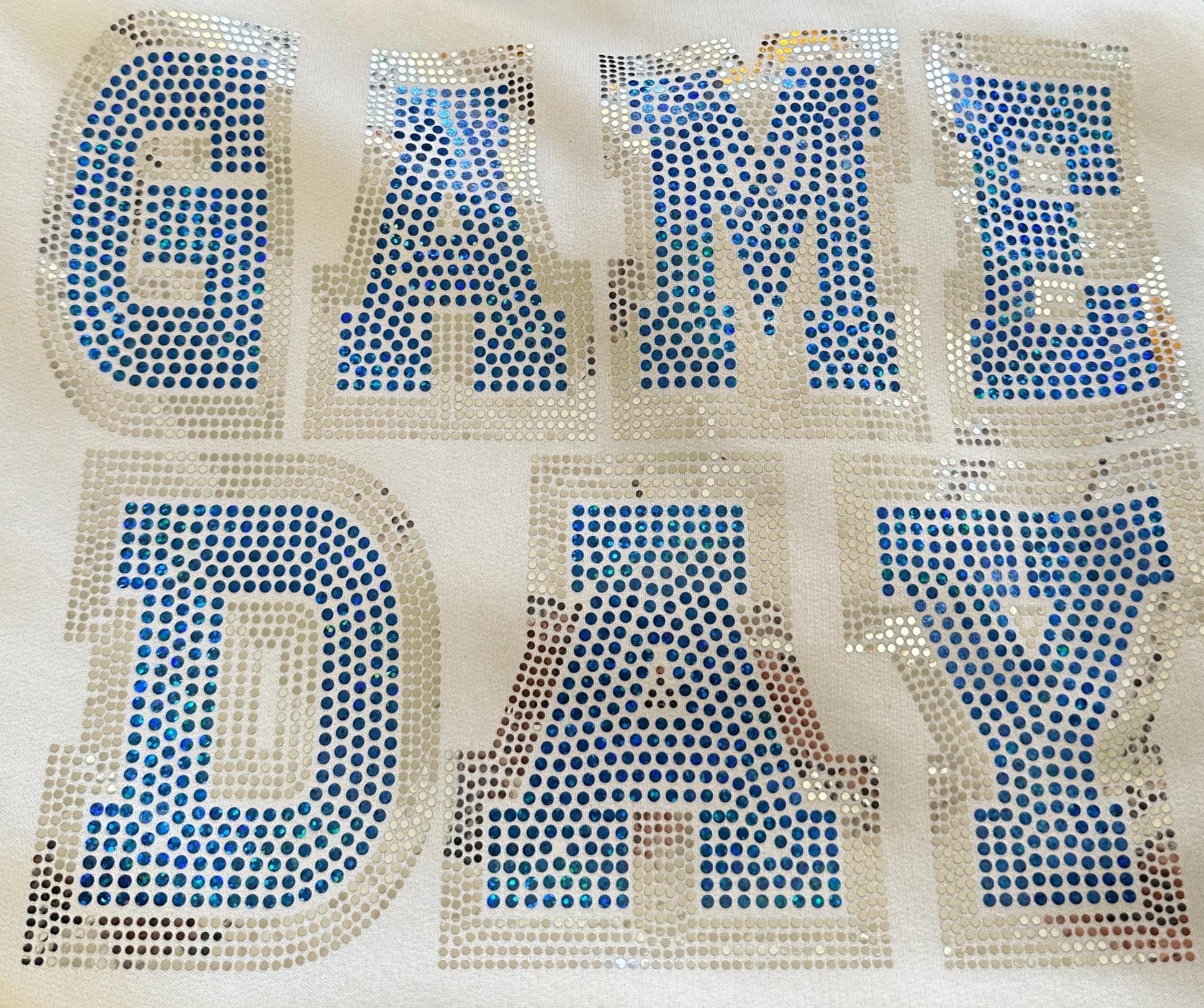 GAME DAY Bling Tee / Sports Bling Tee / Choose the Color / Sports Tee - Stitch N Bling