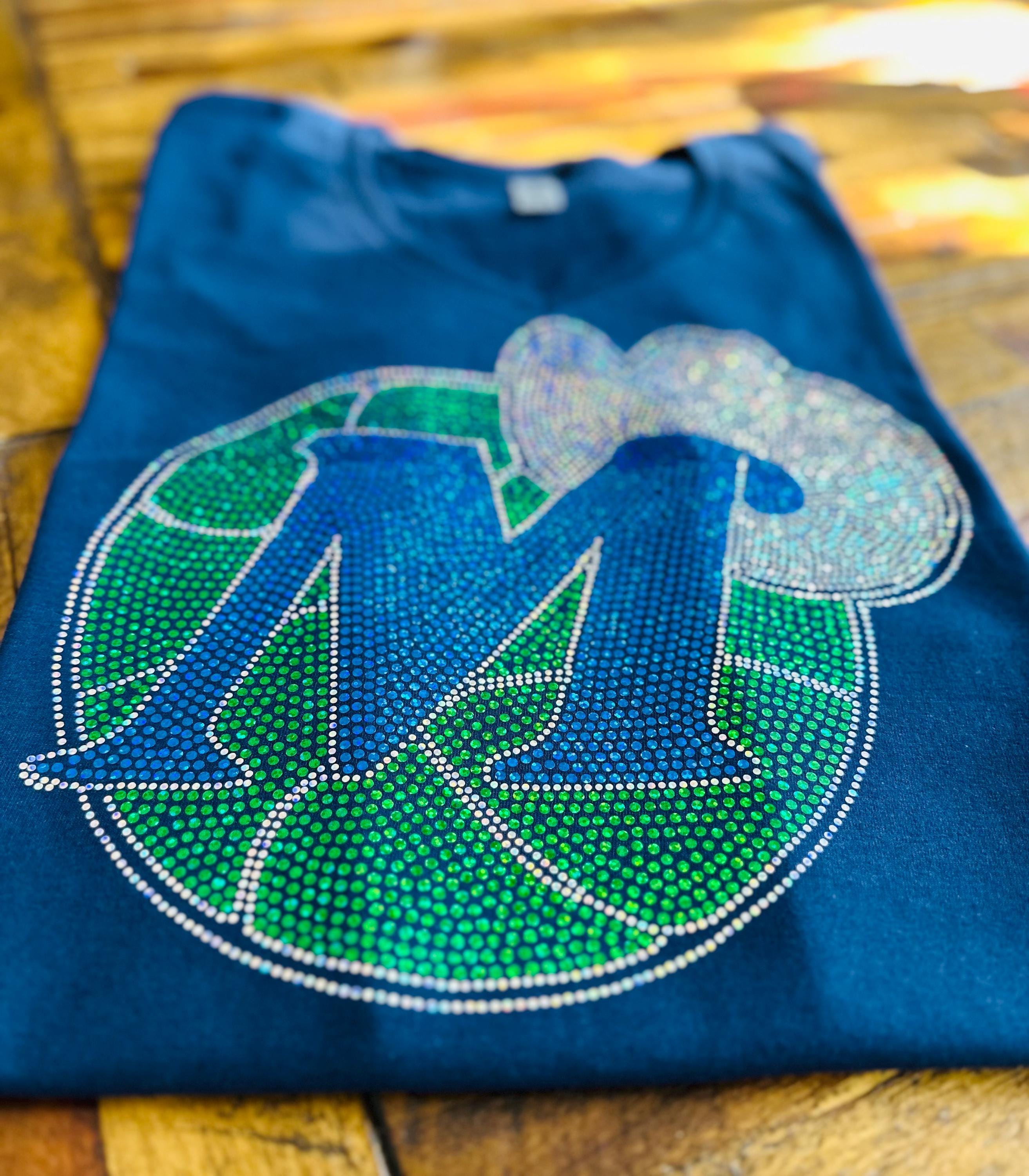 Dallas Mavericks Cowboy Hat Basketball Bling Tee! Mavs Bling! Mavericks T-shirt, long sleeve, Sweatshirt! Personalization Available! - Stitch N Bling