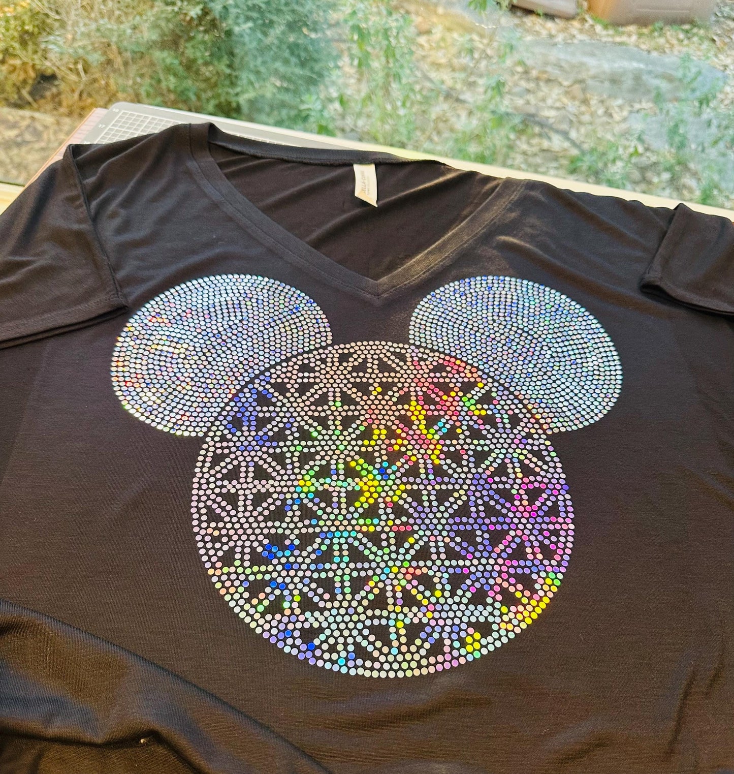 Mouse Bling / Theme Park Mouse Tee / Children & Adult Sizes Available, Sweatshirts and Long Sleeves Available!
