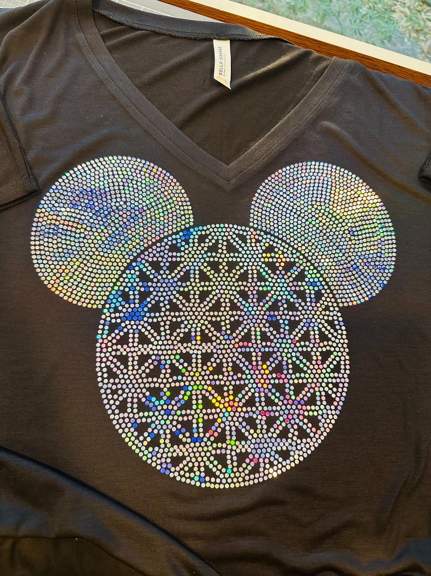 Mouse Bling / Theme Park Mouse Tee / Children & Adult Sizes Available, Sweatshirts and Long Sleeves Available!