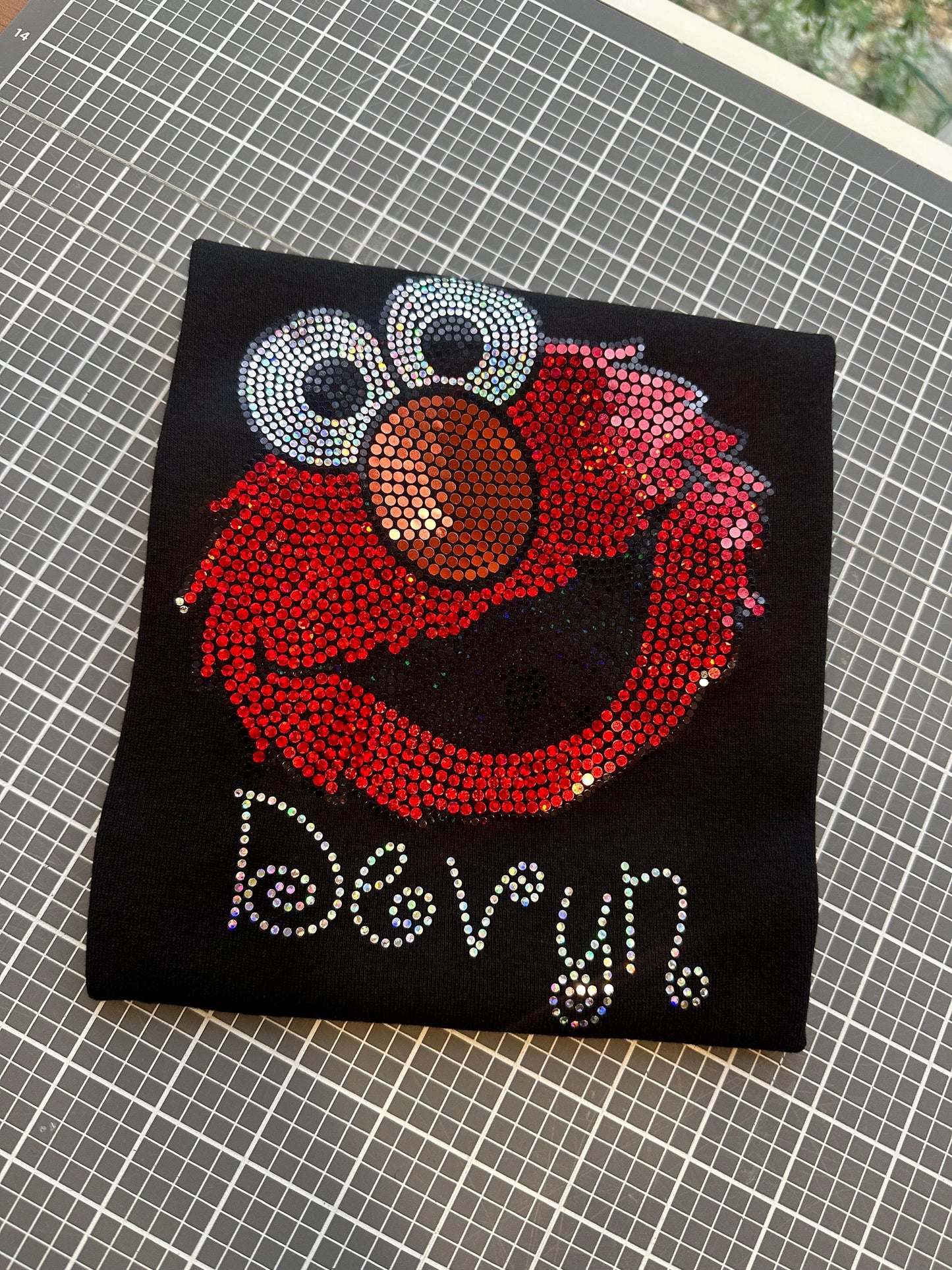 Monster or puppet Onesie or Tee / Monster Bling Onesie! Baby Bling! Youth Tee / T-Shirt Bling! Personalization available upon request!