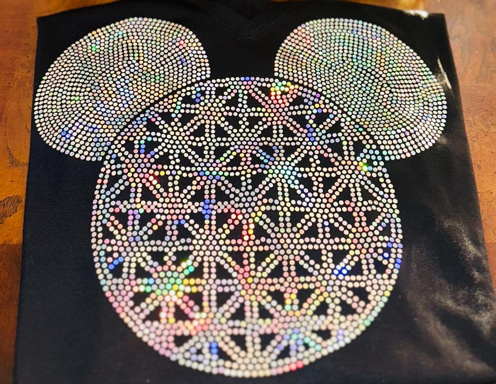 Mouse Bling / Theme Park Mouse Tee / Children & Adult Sizes Available, Sweatshirts and Long Sleeves Available! - Stitch N Bling