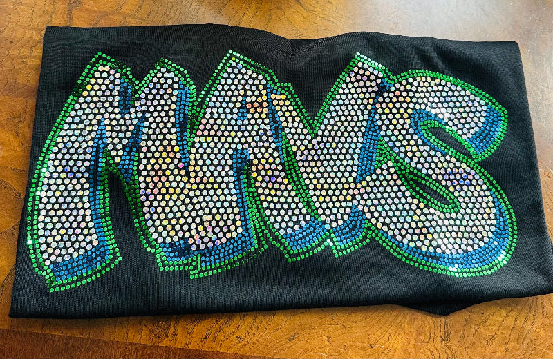 Dallas Mavericks Basketball Bling Tee! Mavs Girl Bling! Mavericks T-shirt, long sleeve, Sweatshirt Available! Personalization Name & Number! - Stitch N Bling