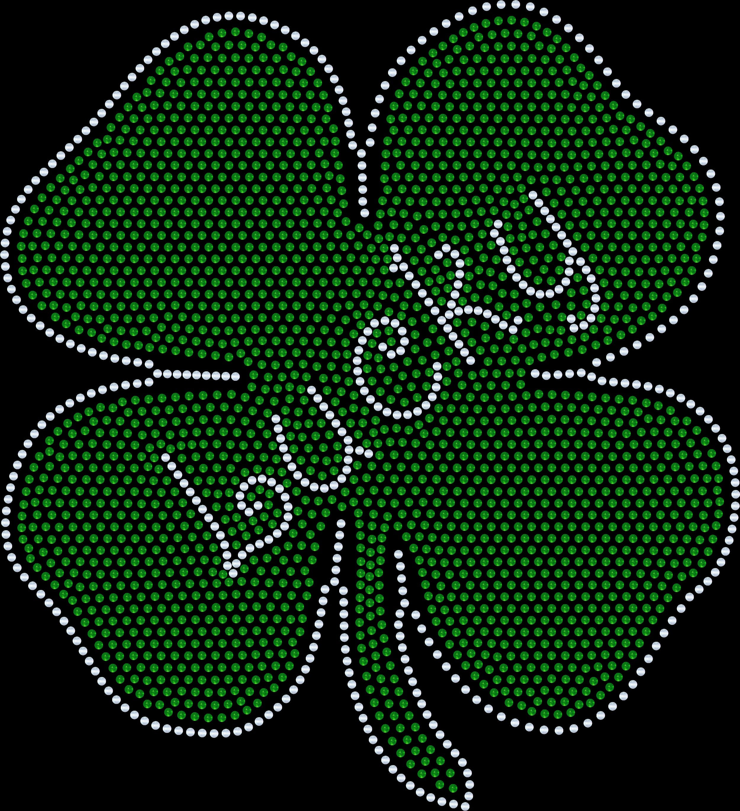 Lucky Shamrock Bling Tee! Lucky Shirt / St. Patrick's Day bling tee / St. Patty's Day Tee - Stitch N Bling