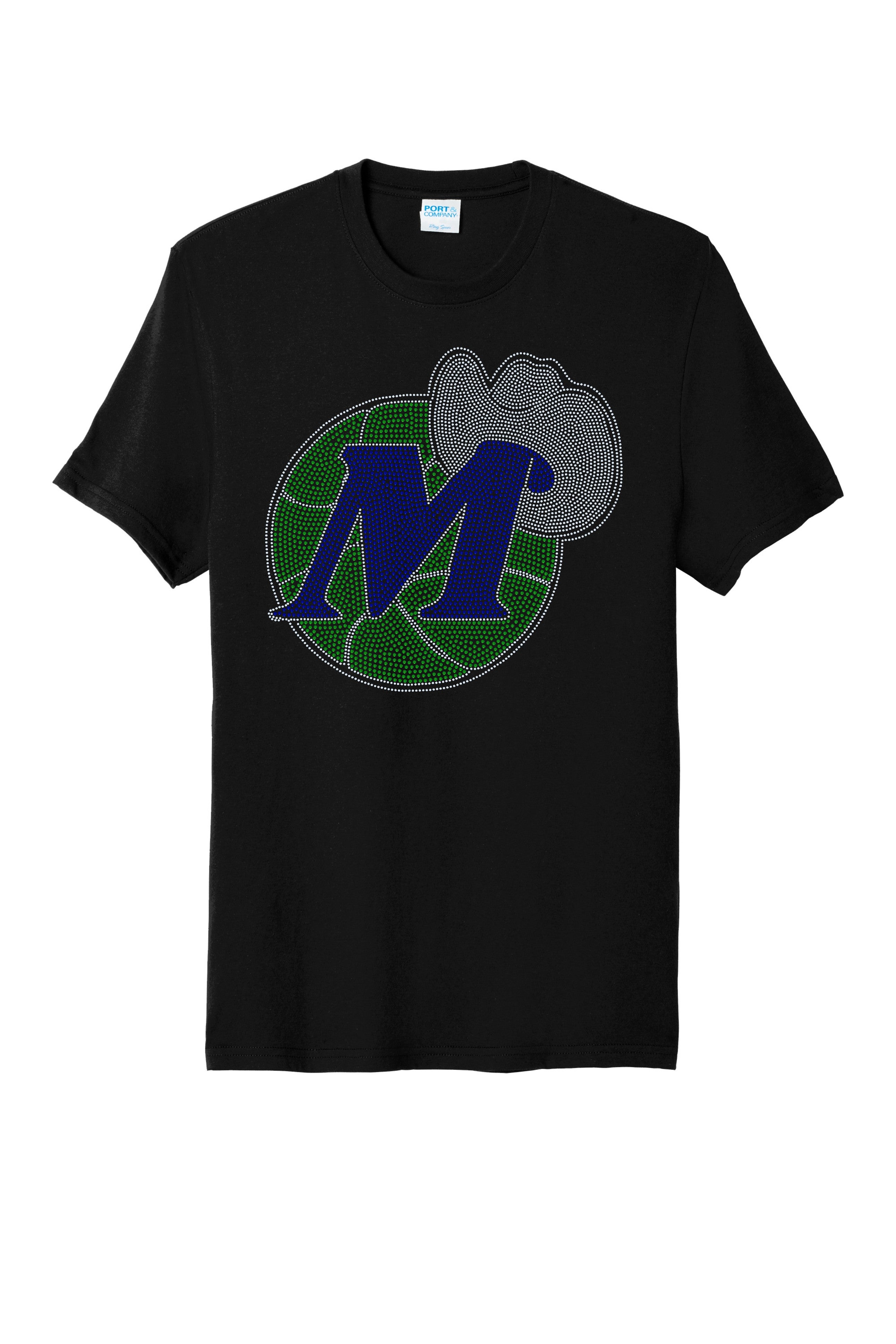 Dallas Mavericks Cowboy Hat Basketball Bling Apparel – Ladies V-Neck Tee, Unisex Crewneck, Ladies Long Sleeve V-Neck Shirt, Unisex Sweatshirt