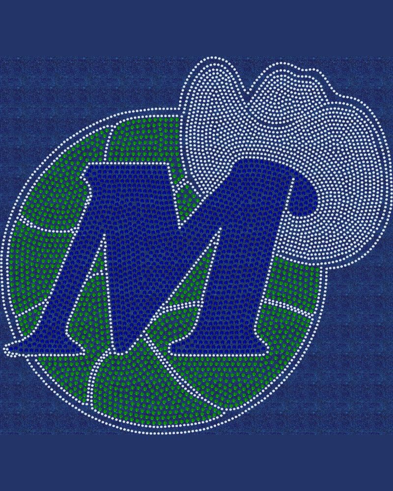 Dallas Mavericks Cowboy Hat Basketball Bling Apparel – Ladies V-Neck Tee, Unisex Crewneck, Ladies Long Sleeve V-Neck Shirt, Unisex Sweatshirt