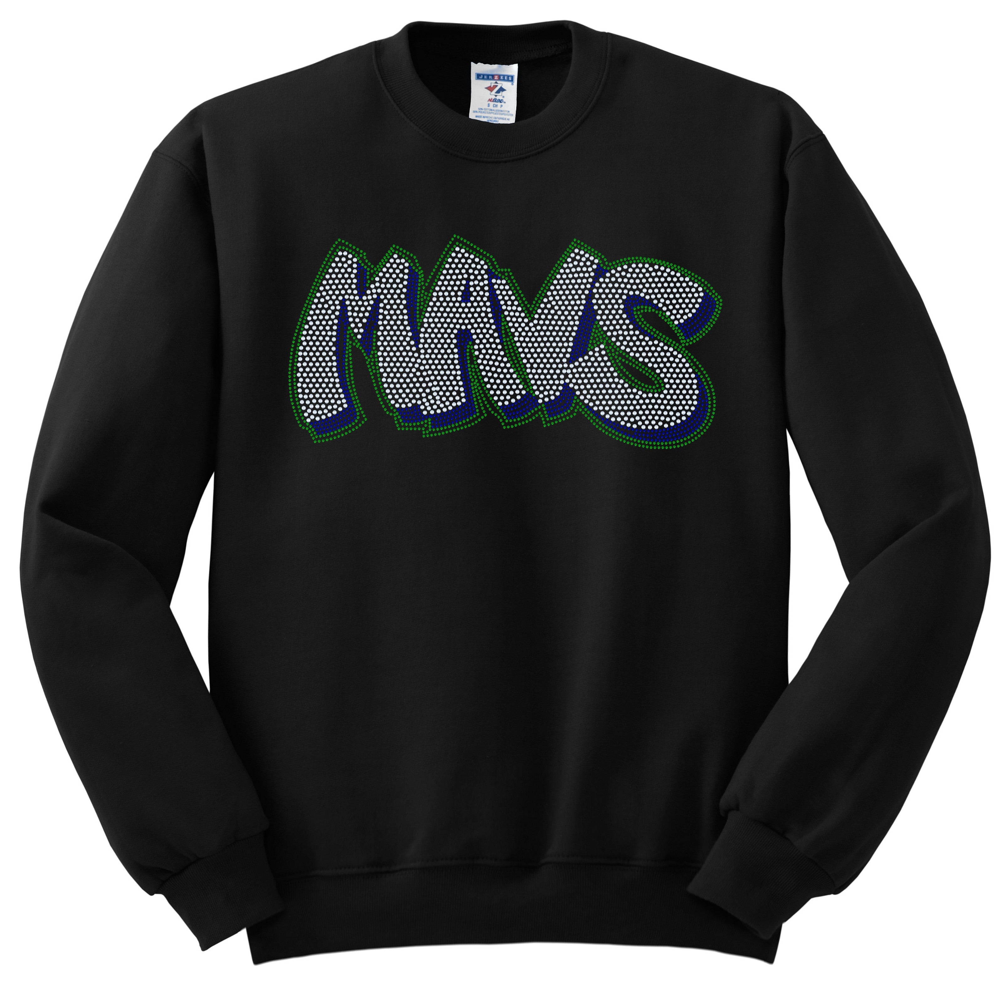 Dallas Mavericks Basketball Bling Apparel – Ladies V-Neck Tee, Unisex Crewneck, Ladies Long Sleeve V-Neck Shirt, Unisex Sweatshirt