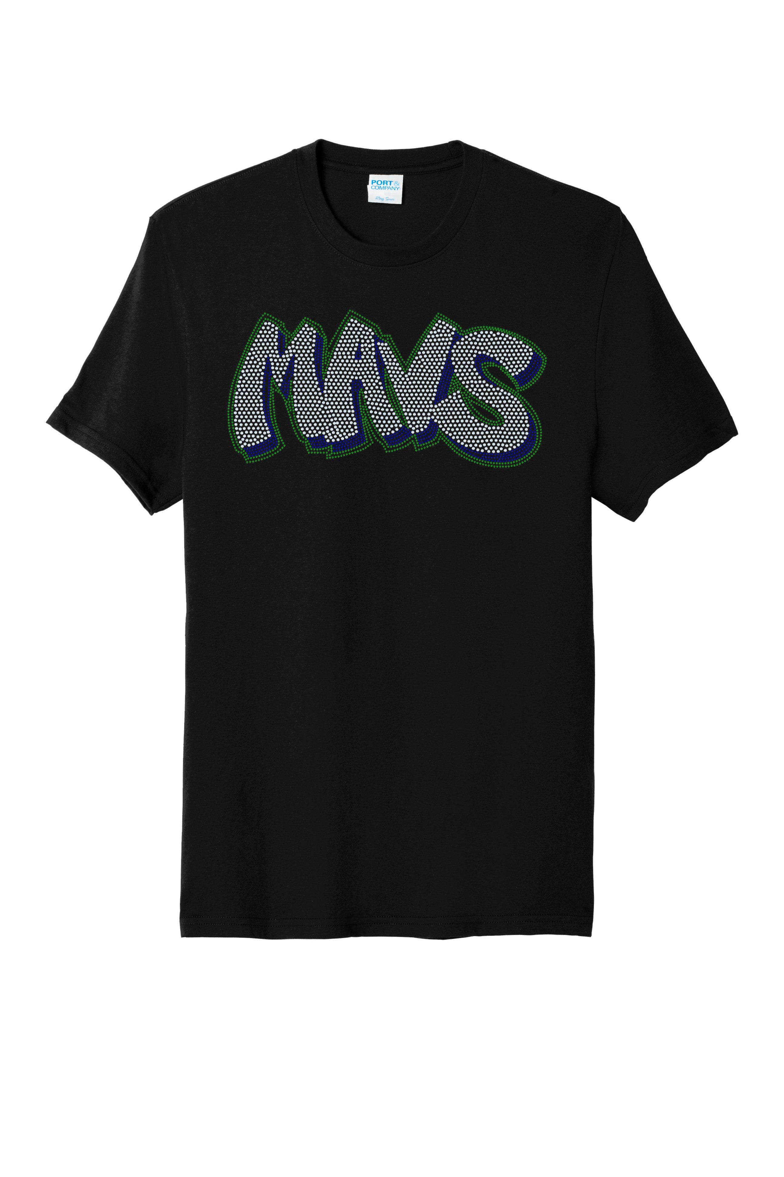 Dallas Mavericks Basketball Bling Apparel – Ladies V-Neck Tee, Unisex Crewneck, Ladies Long Sleeve V-Neck Shirt, Unisex Sweatshirt