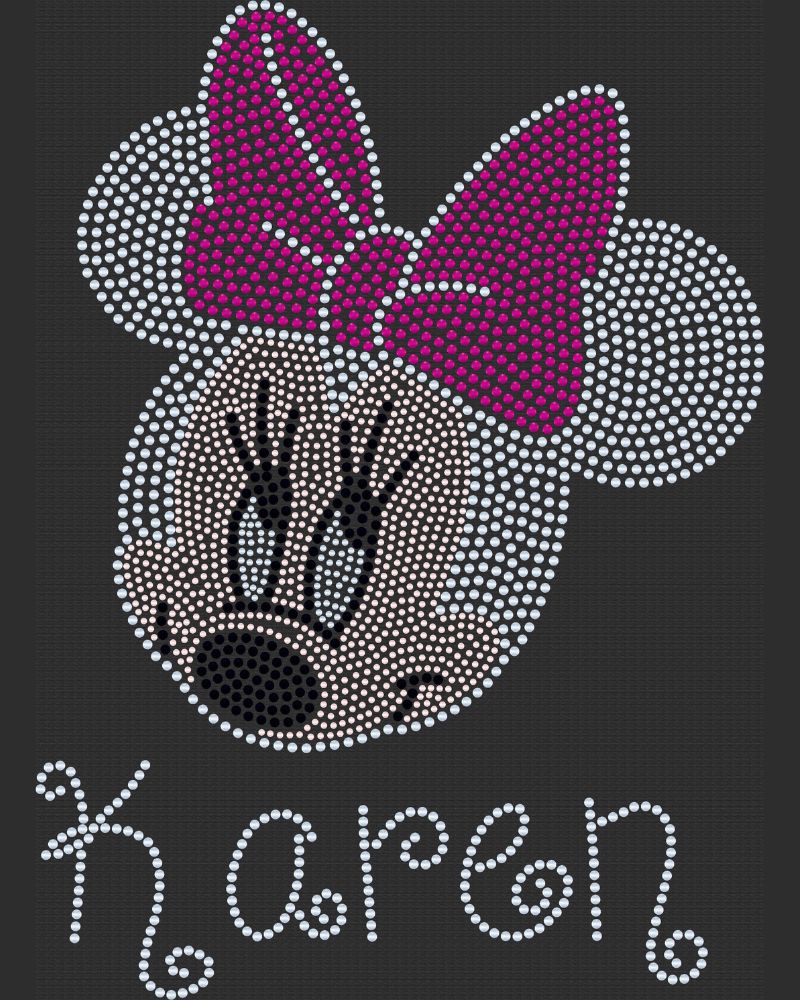 Girl Mouse Bling Apparel – Youth Girls, Ladies V-Neck Tee, Unisex Crewneck, Ladies Long Sleeve V-Neck Shirt, Unisex Sweatshirt/ Children & Adult Sizes Available, Sweatshirts / Free Personalization