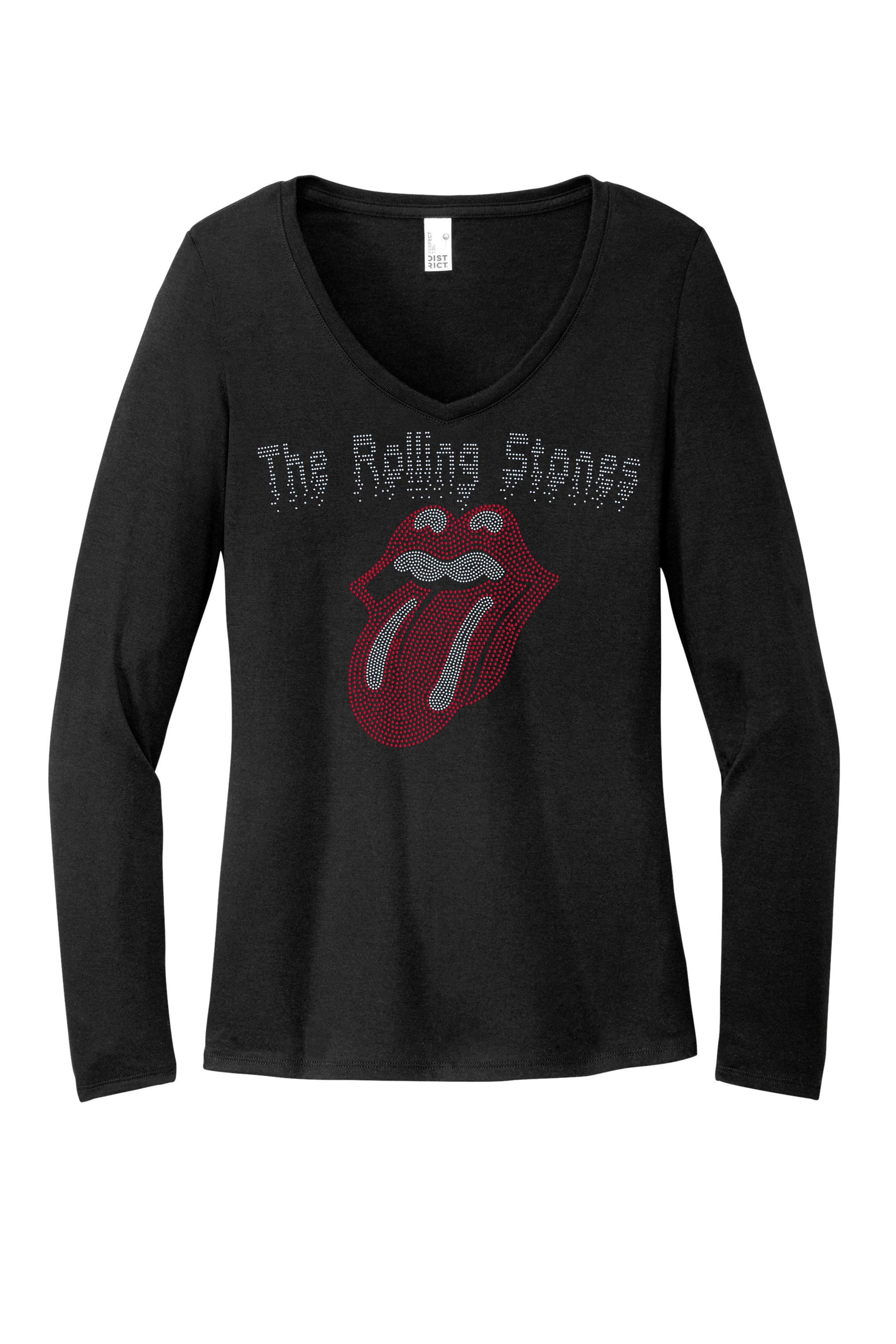 Rolling Stones Concert Bling Apparel β Ladies V-Neck Tee, Unisex Crewneck, Ladies Long Sleeve V-Neck Shirt, Unisex Sweatshirt