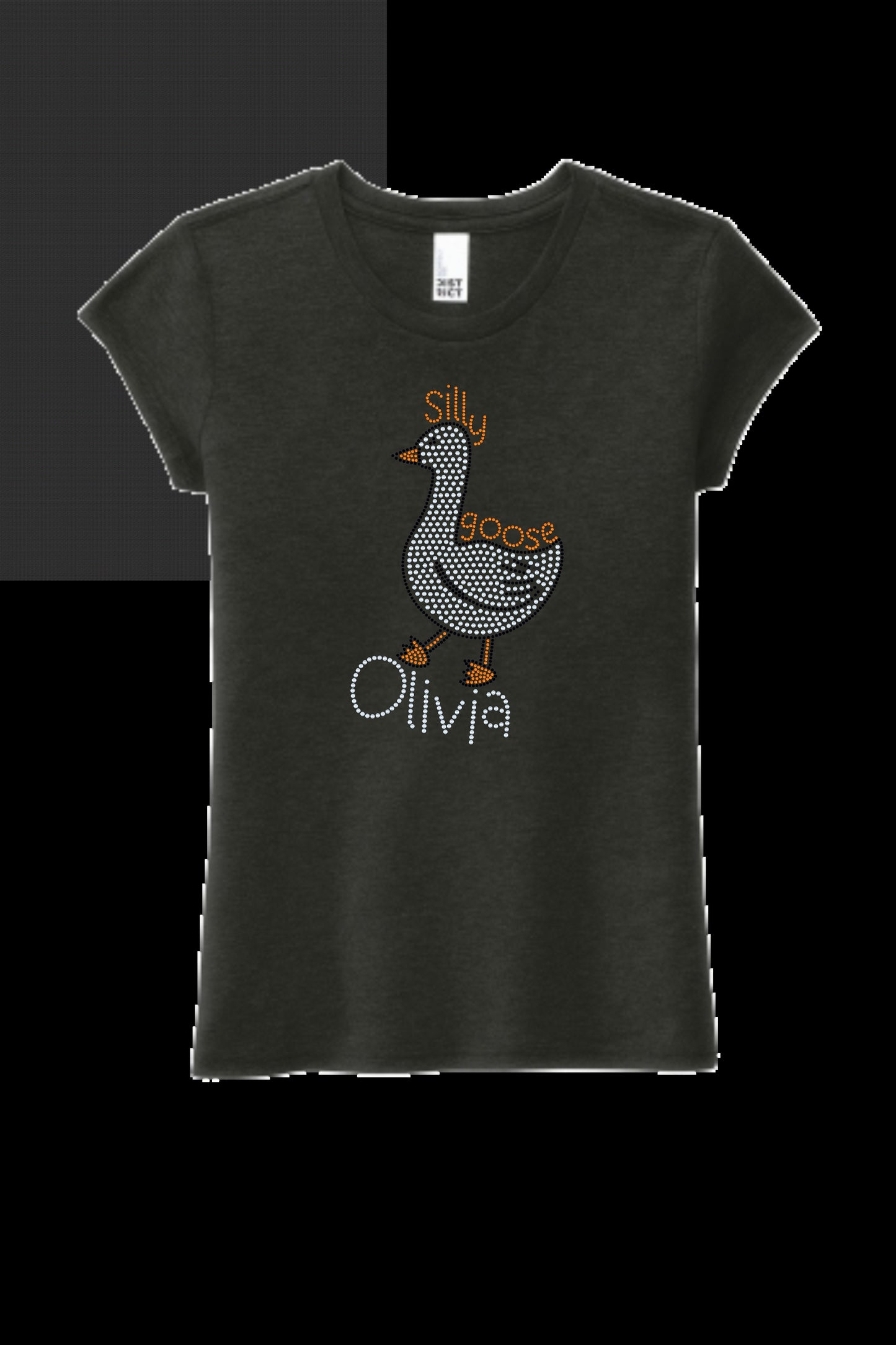 Silly Goose Onesie or Tee / Goose Bling Onesie! Baby Bling! Youth Tee / T-Shirt Bling! Free Personalization Available!