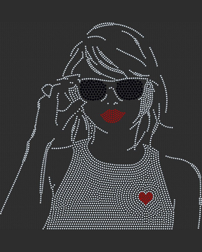 Tay Heart Bling Apparel – Ladies V-Neck Tee, Unisex Crewneck, Ladies Long Sleeve V-Neck Shirt, Unisex Sweatshirt