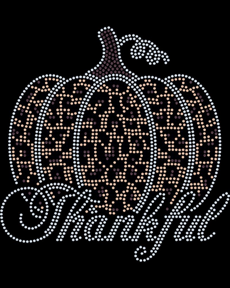 Thankful Leopard Pumpkin Bling Apparel – Ladies V-Neck Tee, Unisex Crewneck, Ladies Long Sleeve V-Neck Shirt, Unisex Sweatshirt