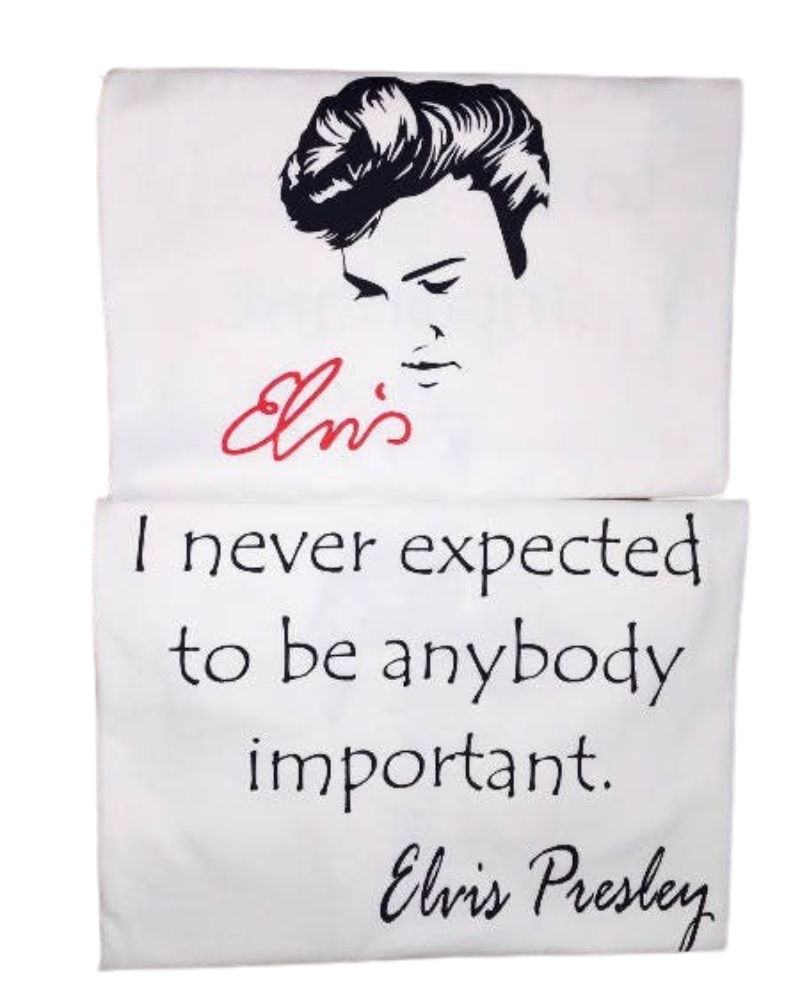Elvis Presley Silhouette Apparel – Ladies V-Neck Tee, Unisex Crewneck, Ladies Long Sleeve V-Neck Shirt, Unisex Sweatshirt