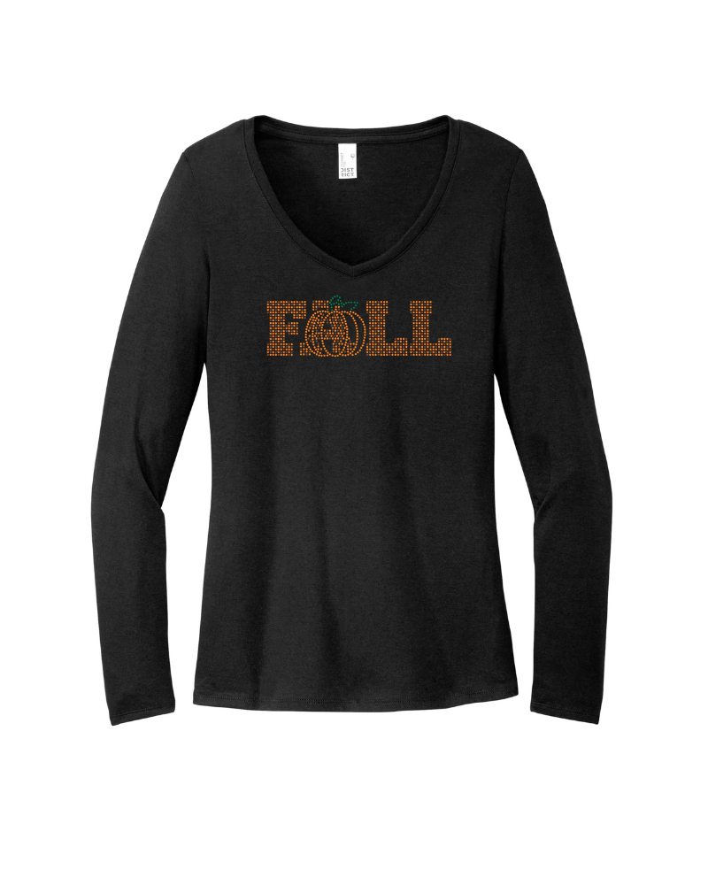 Fall Bling Apparel – Ladies V-Neck Tee, Unisex Crewneck, La1dies Long Sleeve V-Neck Shirt, Unisex Sweatshirt