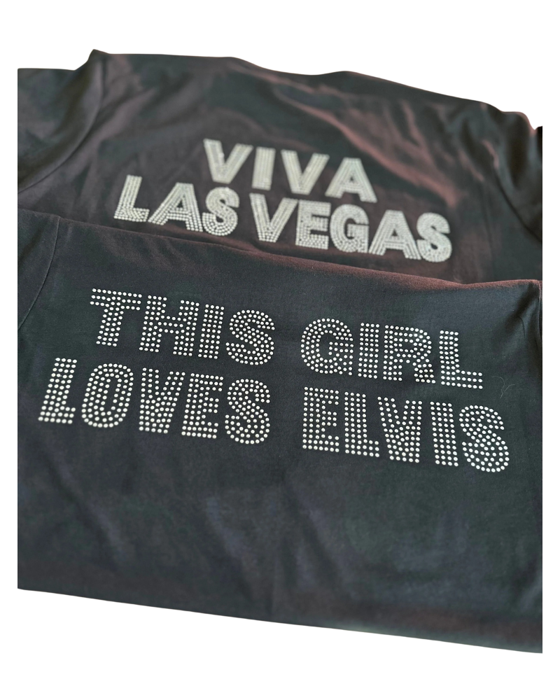 Singing Elvis Bling Apparel – Ladies V-Neck Tee, Unisex Crewneck, Ladies Long Sleeve V-Neck Shirt, Unisex Sweatshirt