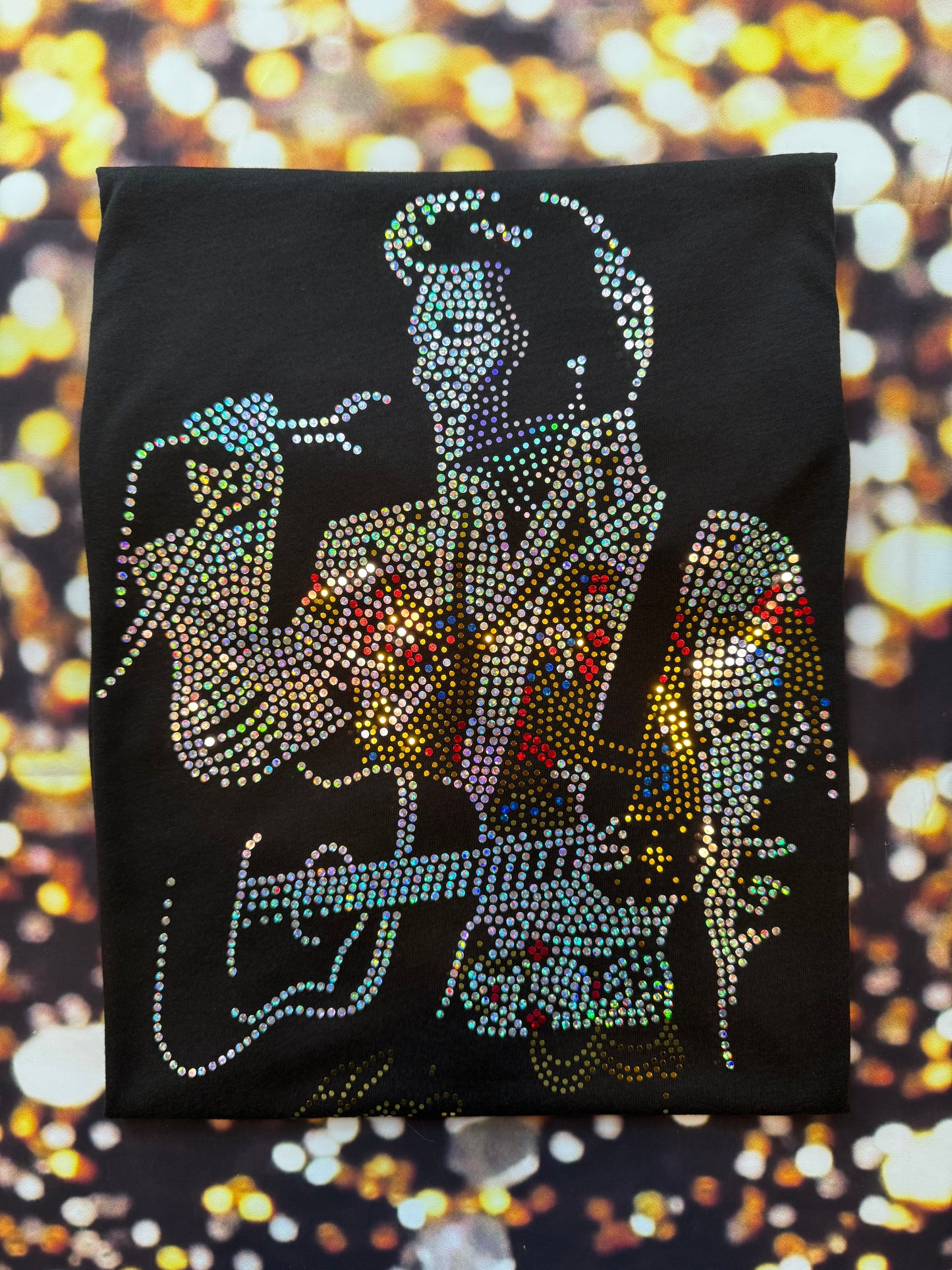 Elvis Bling Full Body Jumpsuit Elvis / XL Elvis Design! Singing Elvis with Bling!