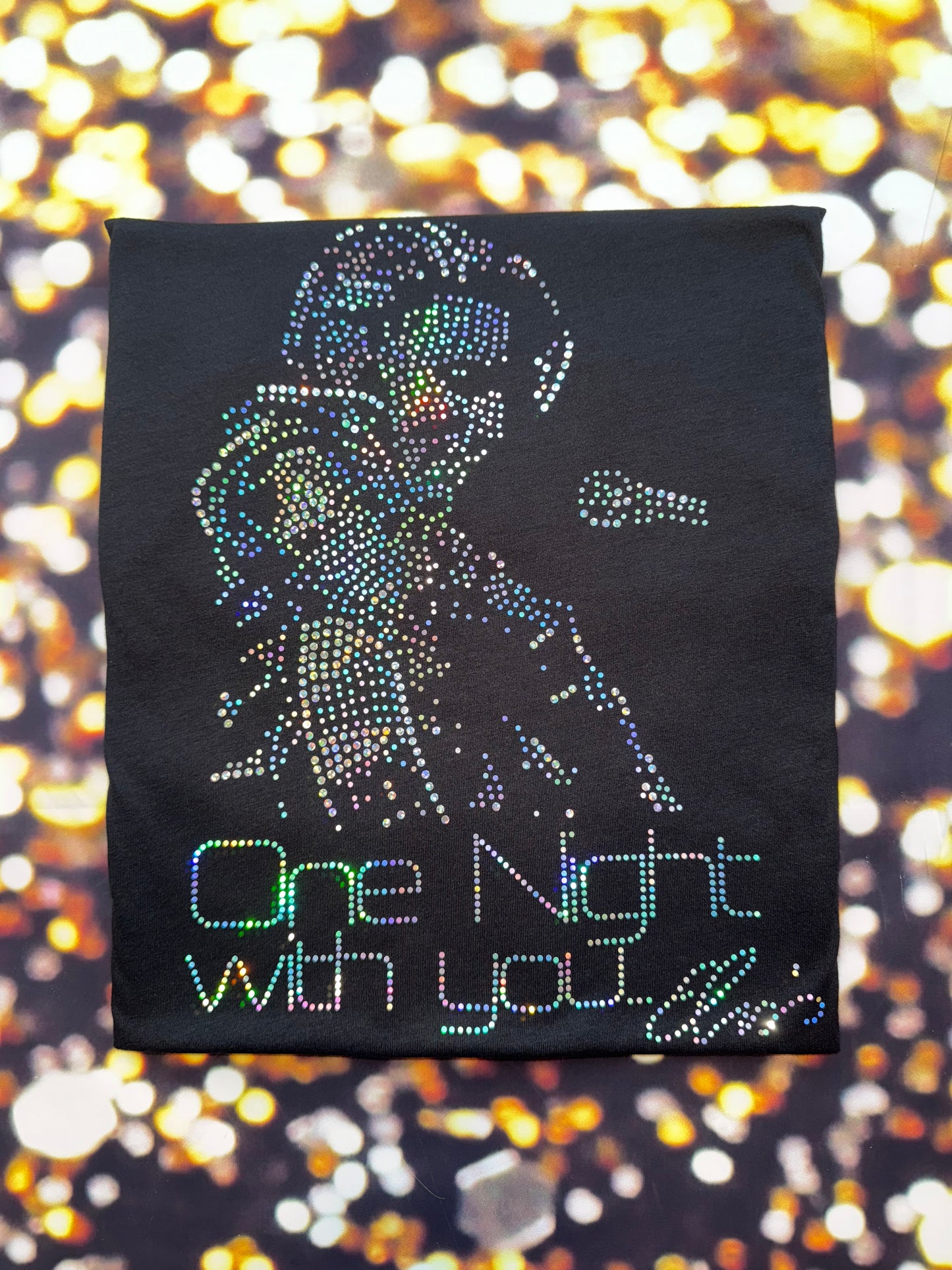 Elvis One Night With You BLING Spangle Tees, Tanks, Long Sleeve, Sweatshirts! Elvis 1968 Comeback Special Bling! Elvis Tank Top!